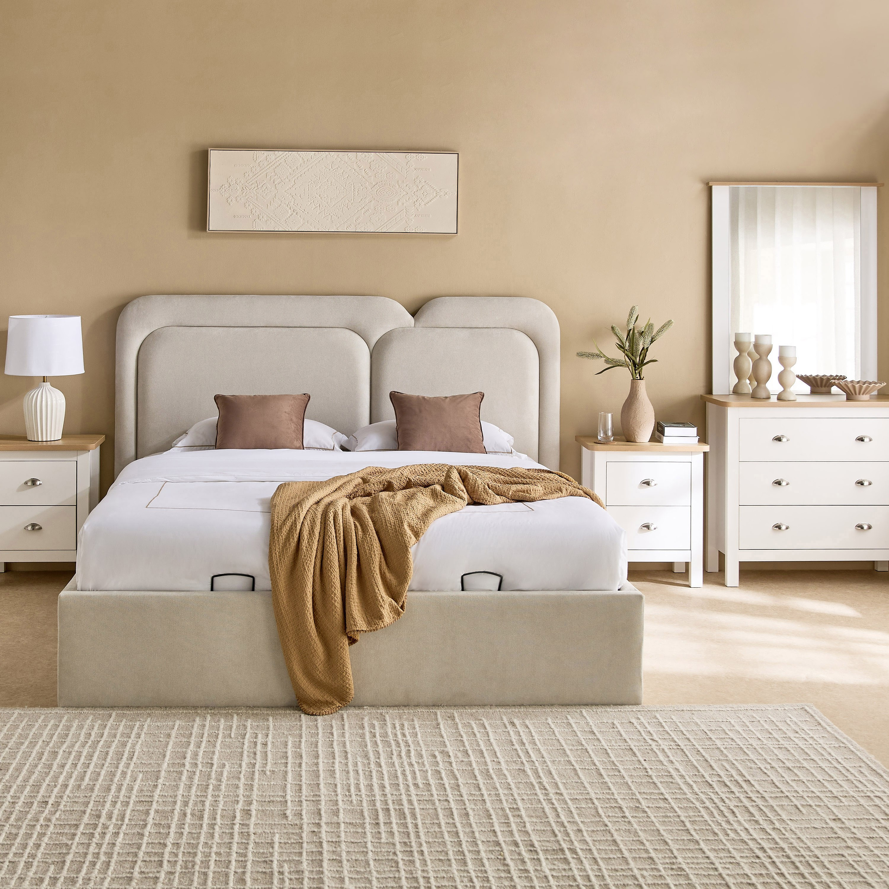 سرير كوين هيدروليك منجّد هامبتون كارتر من موفو - 160×200 سم-hbxbedroom-bedsandbedsets-beds-queen-image-2