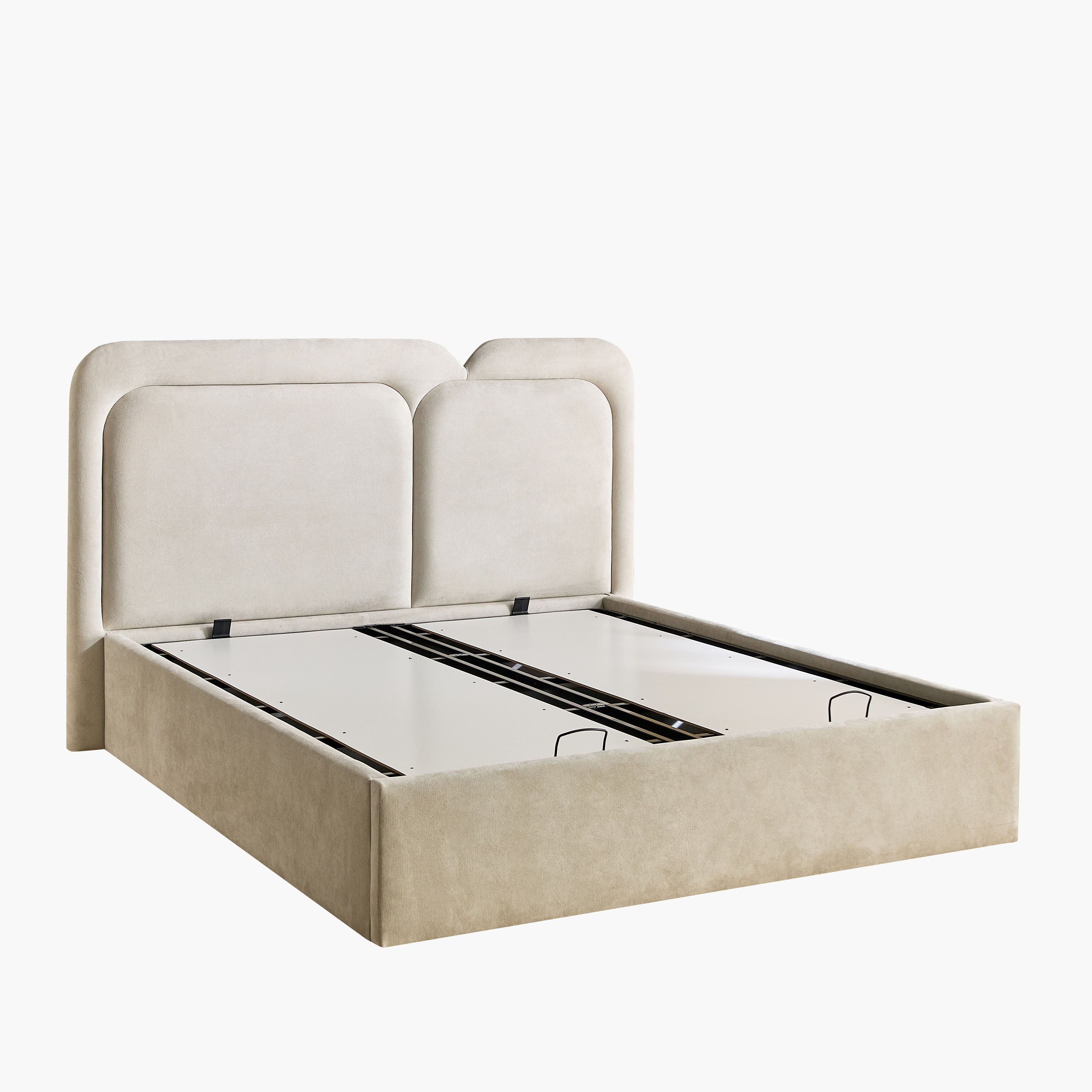 سرير كوين هيدروليك منجّد هامبتون كارتر من موفو - 160×200 سم-hbxbedroom-bedsandbedsets-beds-queen-image-3
