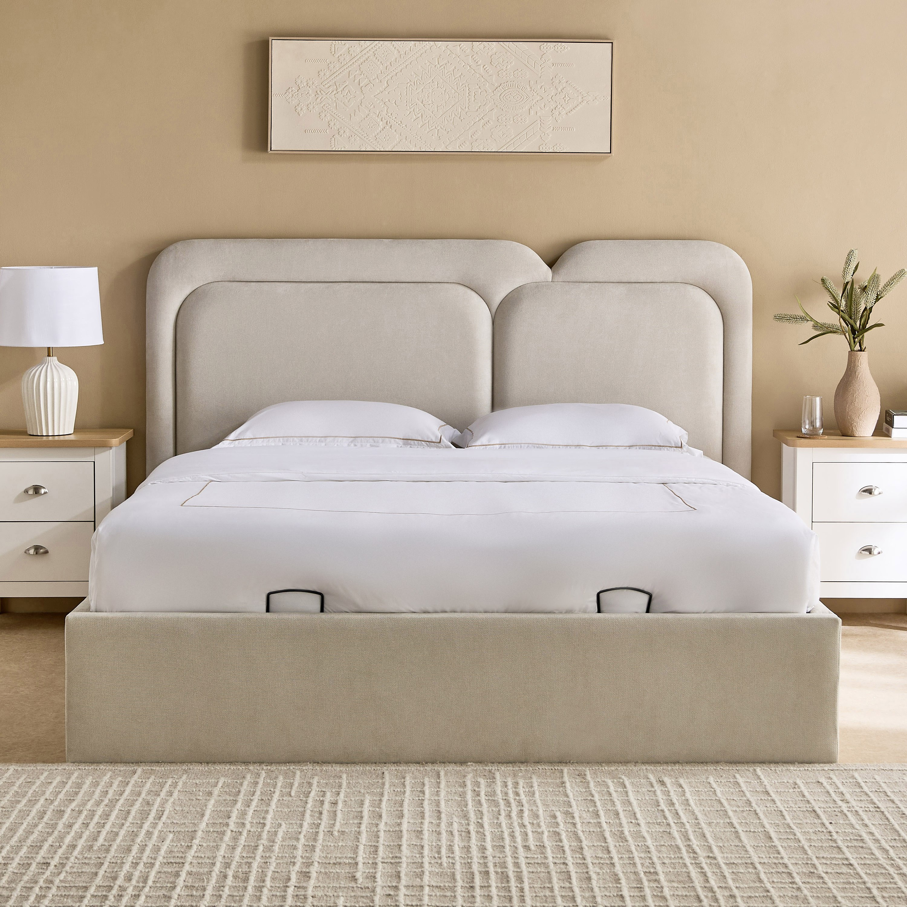 سرير كوين هيدروليك منجّد هامبتون كارتر من موفو - 160×200 سم-hbxbedroom-bedsandbedsets-beds-queen-image-4