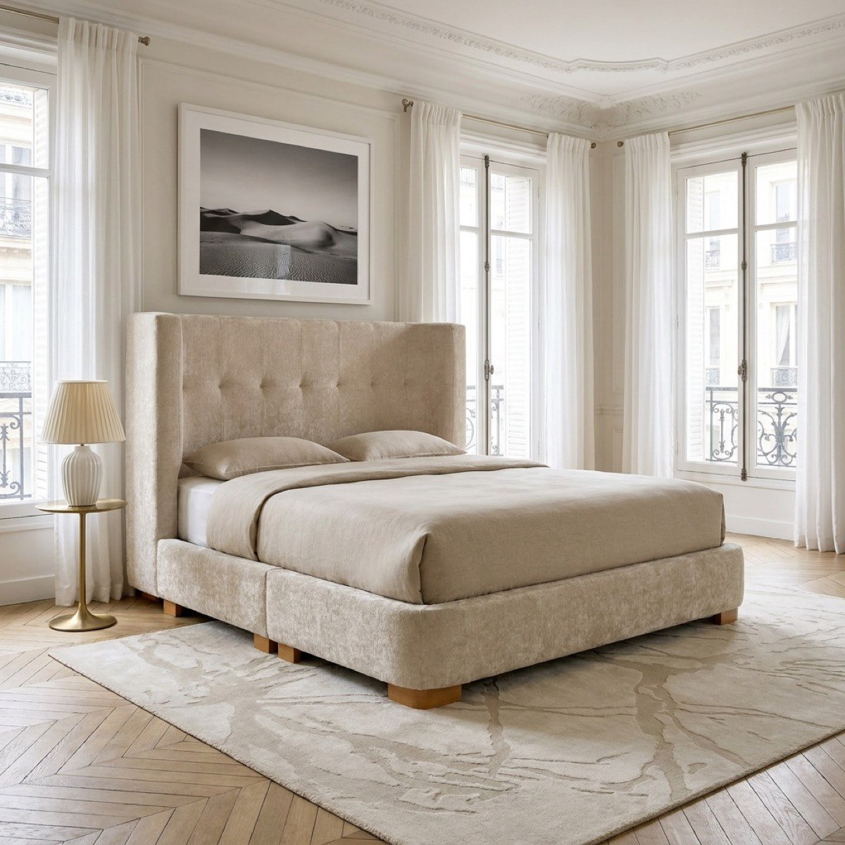 Movo Liberty Trevi Upholstered King Bed - 180x200 cm-PROMO_HB_UAE_HBX10_250526-image-1