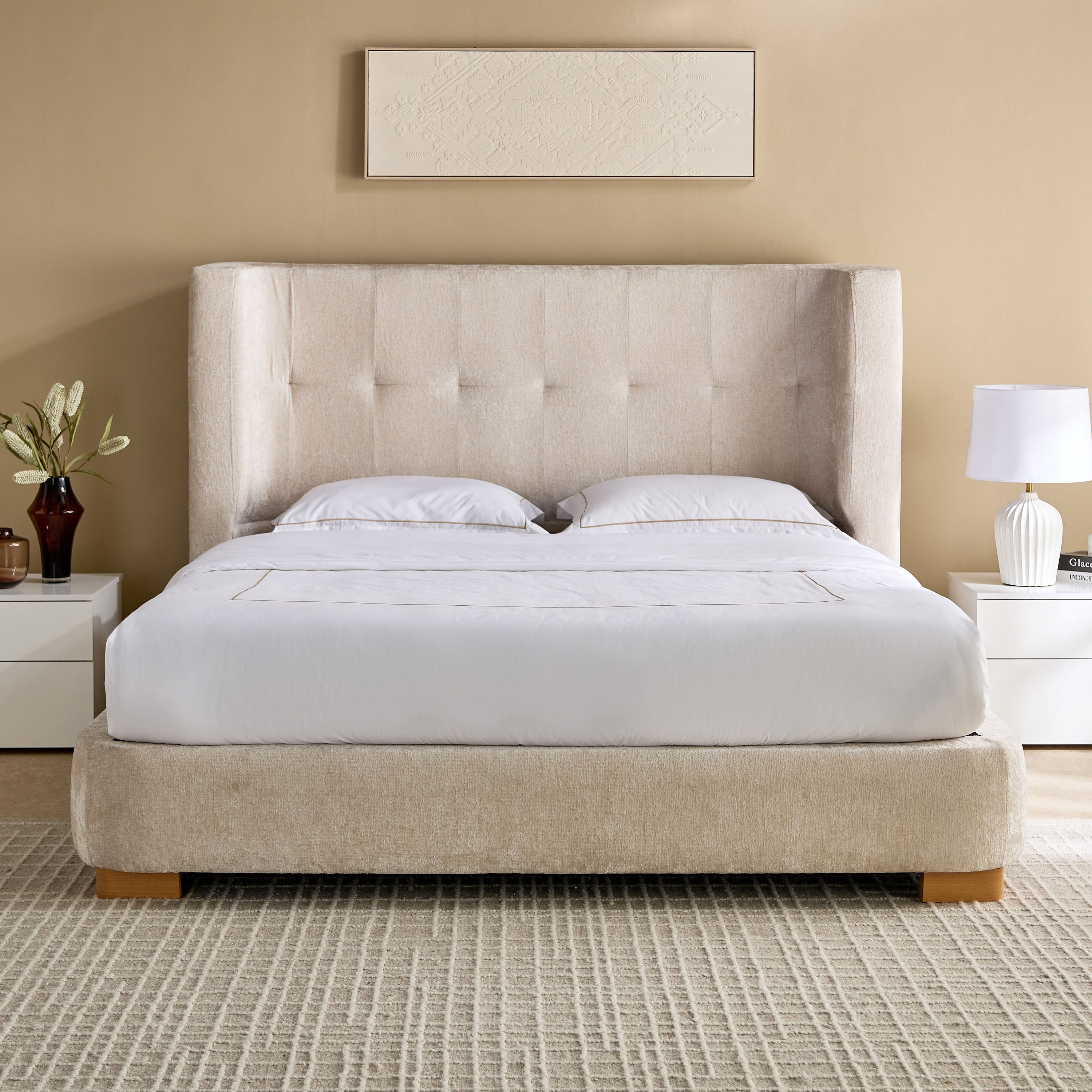 Movo Liberty Trevi Upholstered King Bed - 180x200 cm-PROMO_HB_UAE_HBX10_250526-image-2