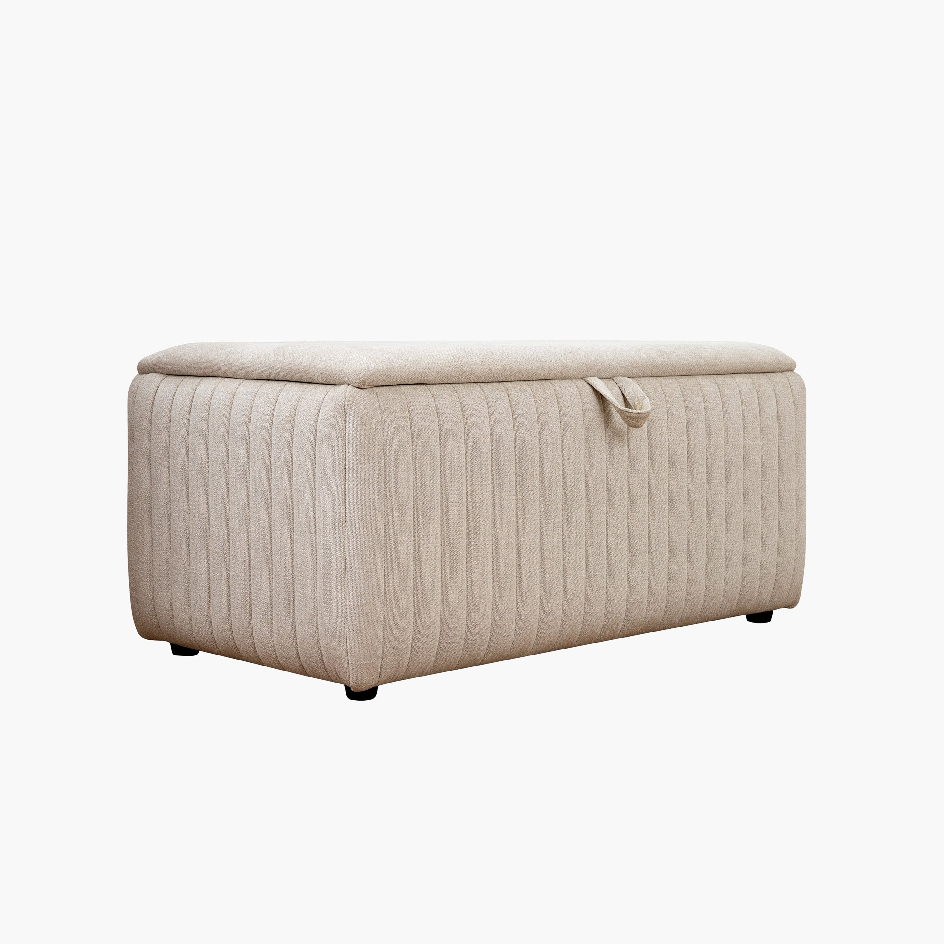 Hampton Upholstered Bed Bench with Storage - 130x50x45 cm-hbxfurniture-sofasandarmchairs-benches-image-7