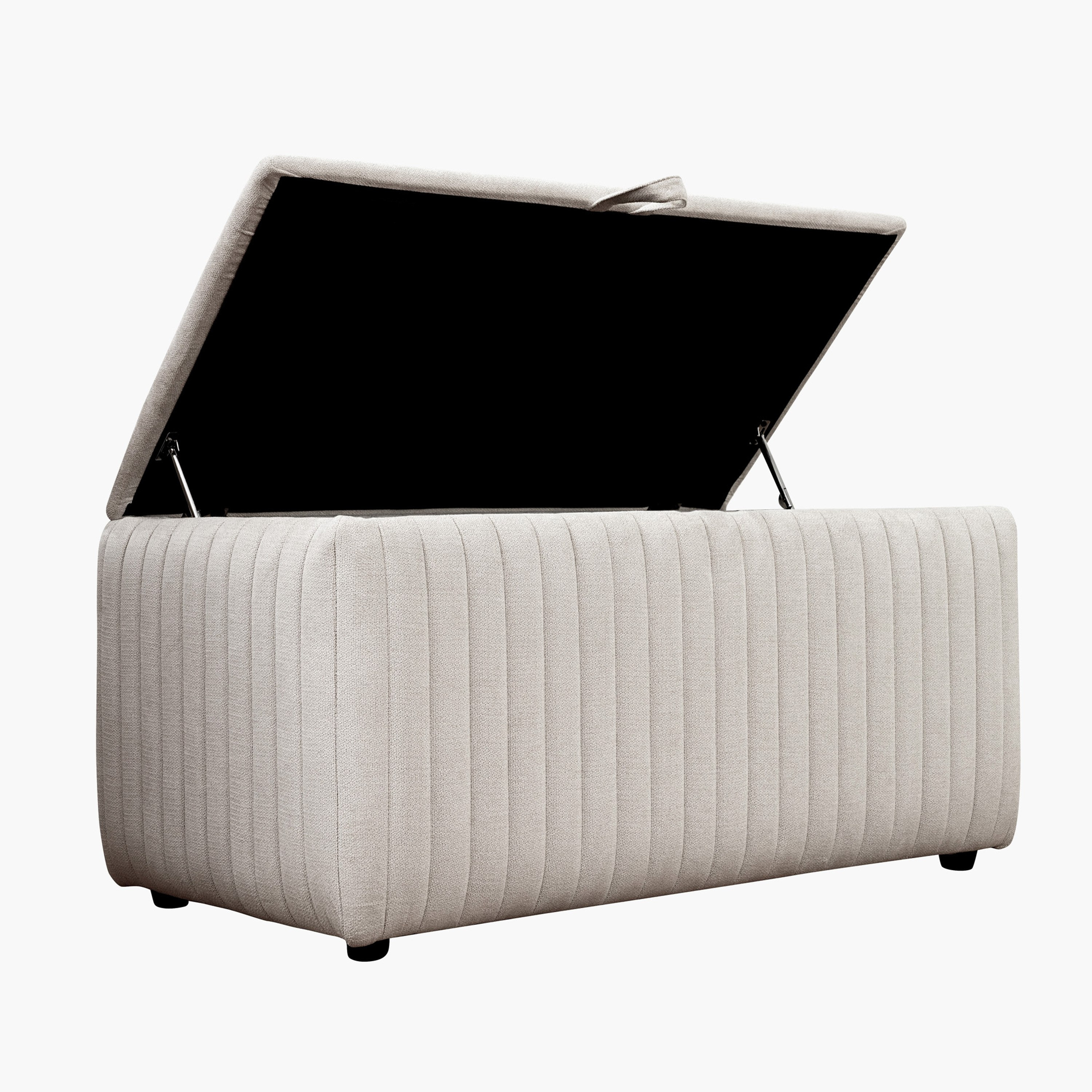 Hampton Upholstered Bed Bench with Storage - 100x50x48 cm-hbxfurniture-sofasandarmchairs-benches-image-6