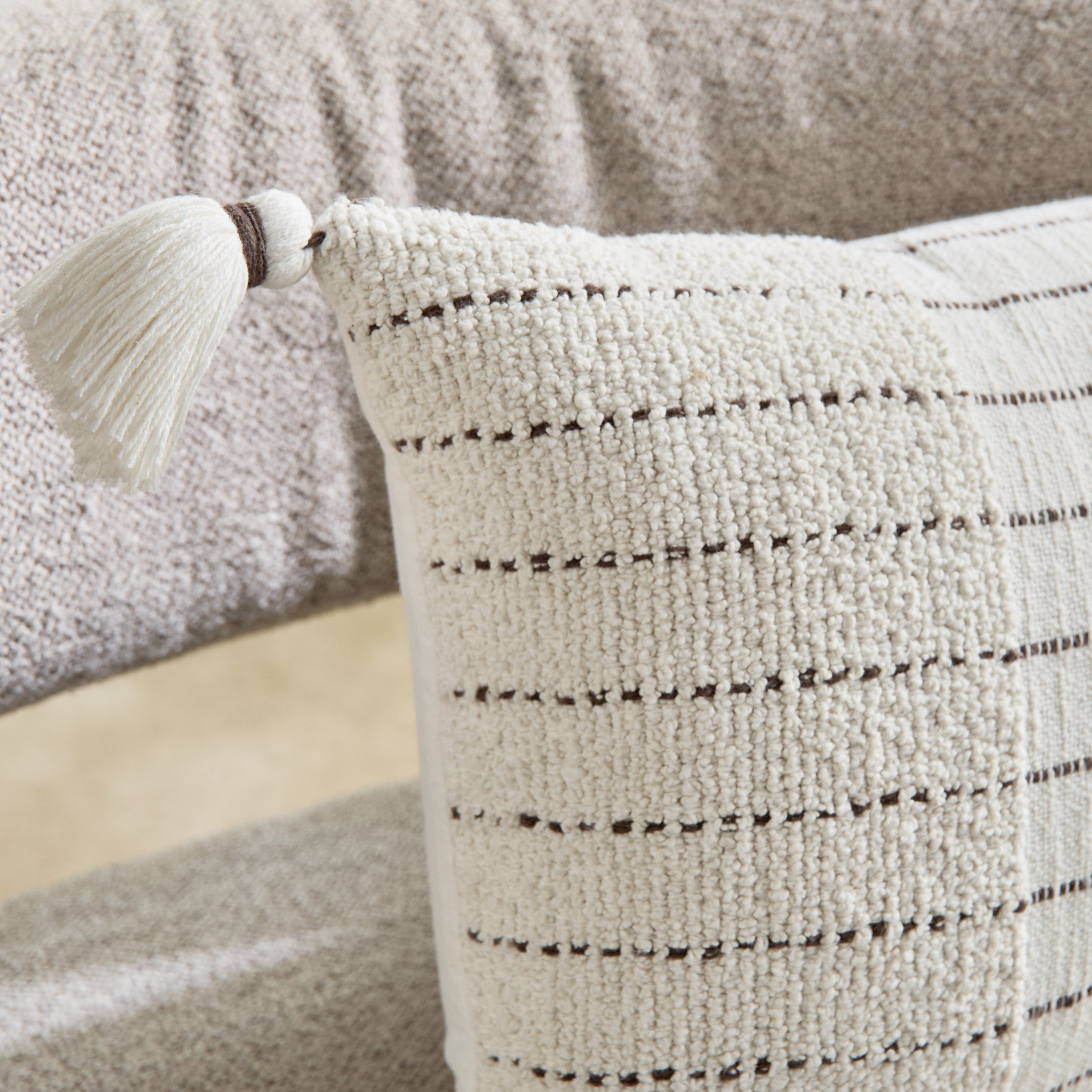 Trace Tuft Stripe Filled Cushion - 35x60 cm-hbxhomeware-hbxbedroom-image-2