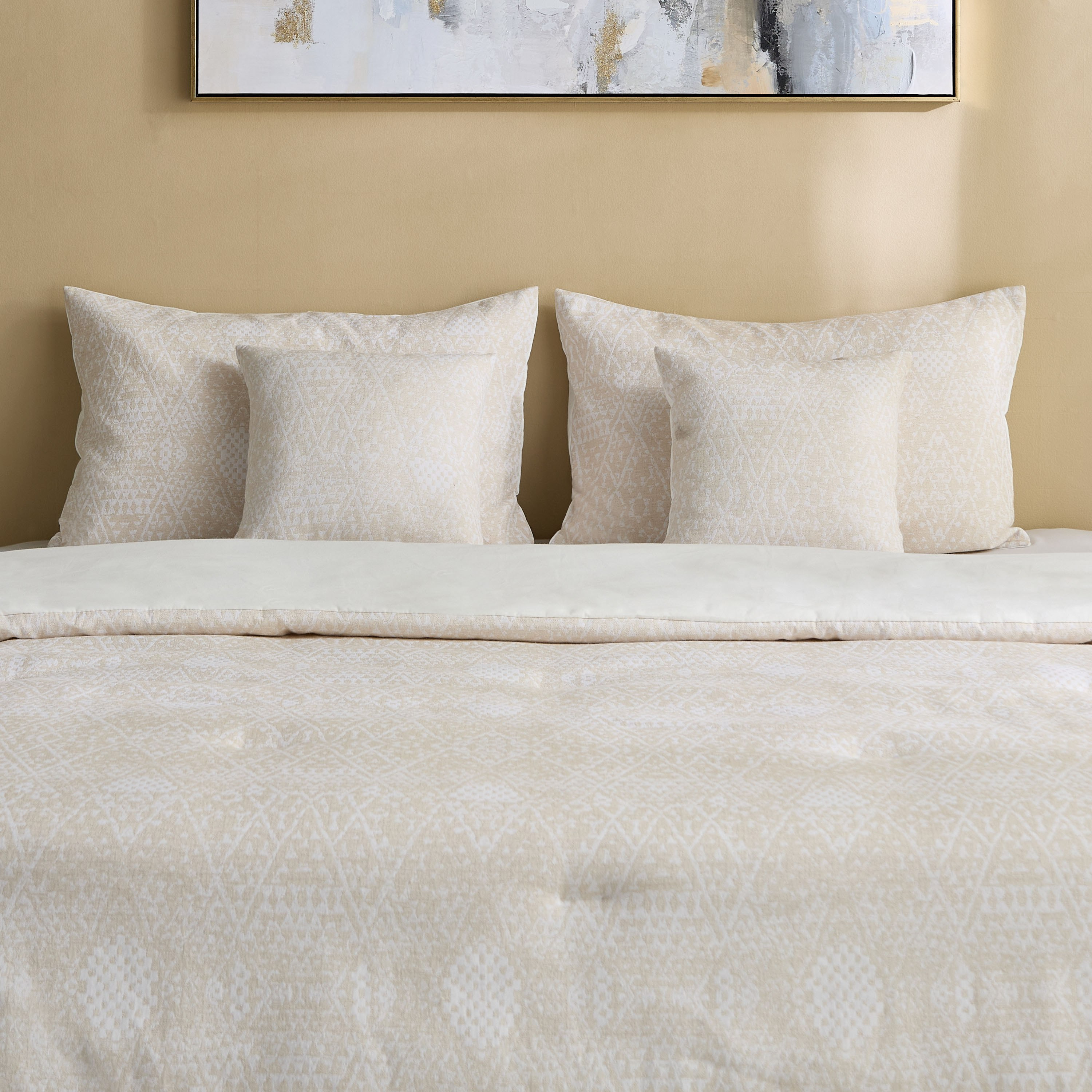 Weave Elegance Distress 5-Piece King Comforter Set - 220x240 cm-hbxhomeware-hbxbedroom-image-2