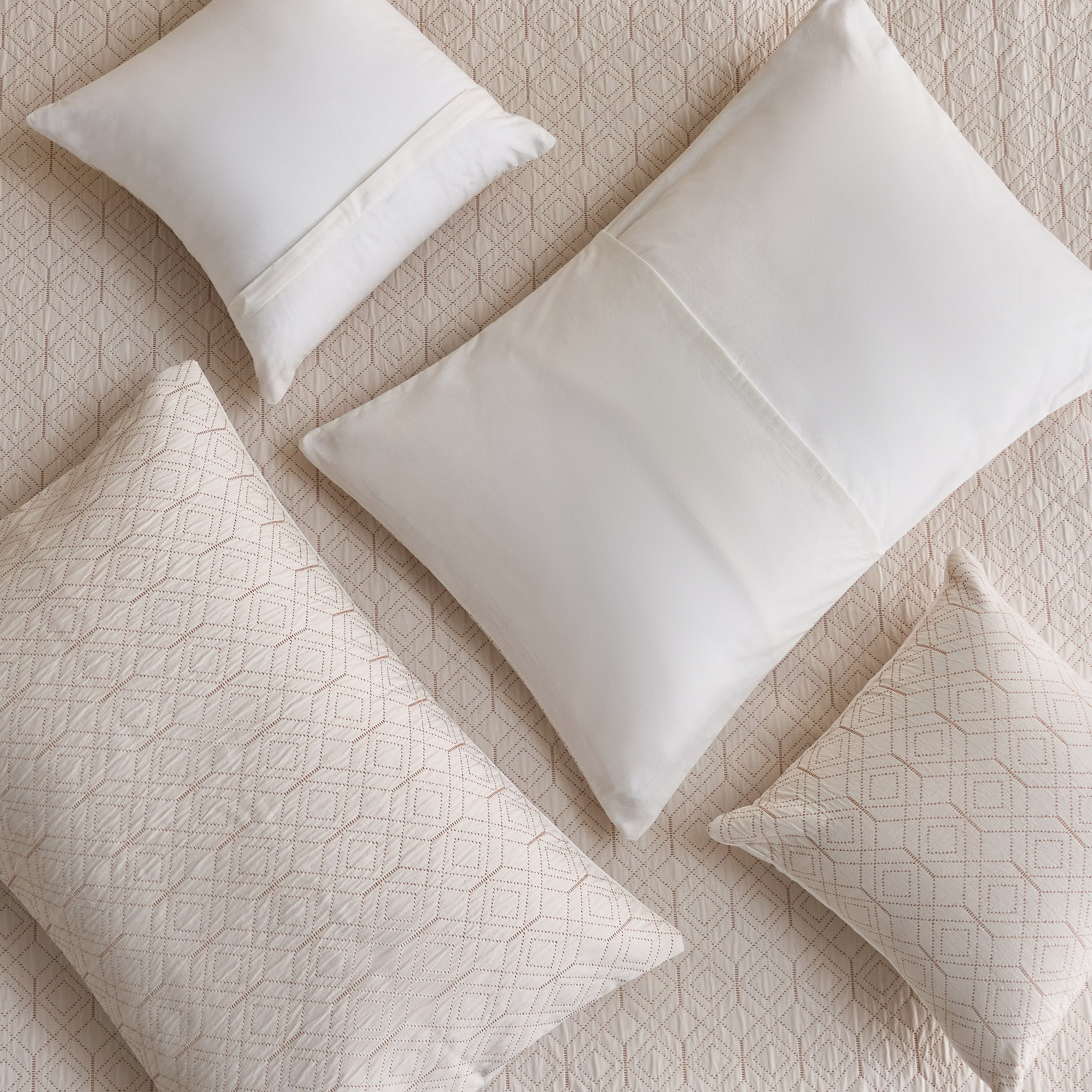 Weave Elegance Rice Stitch 5-Piece King Comforter Set - 220x240 cm-hbxhomeware-hbxbedroom-image-5