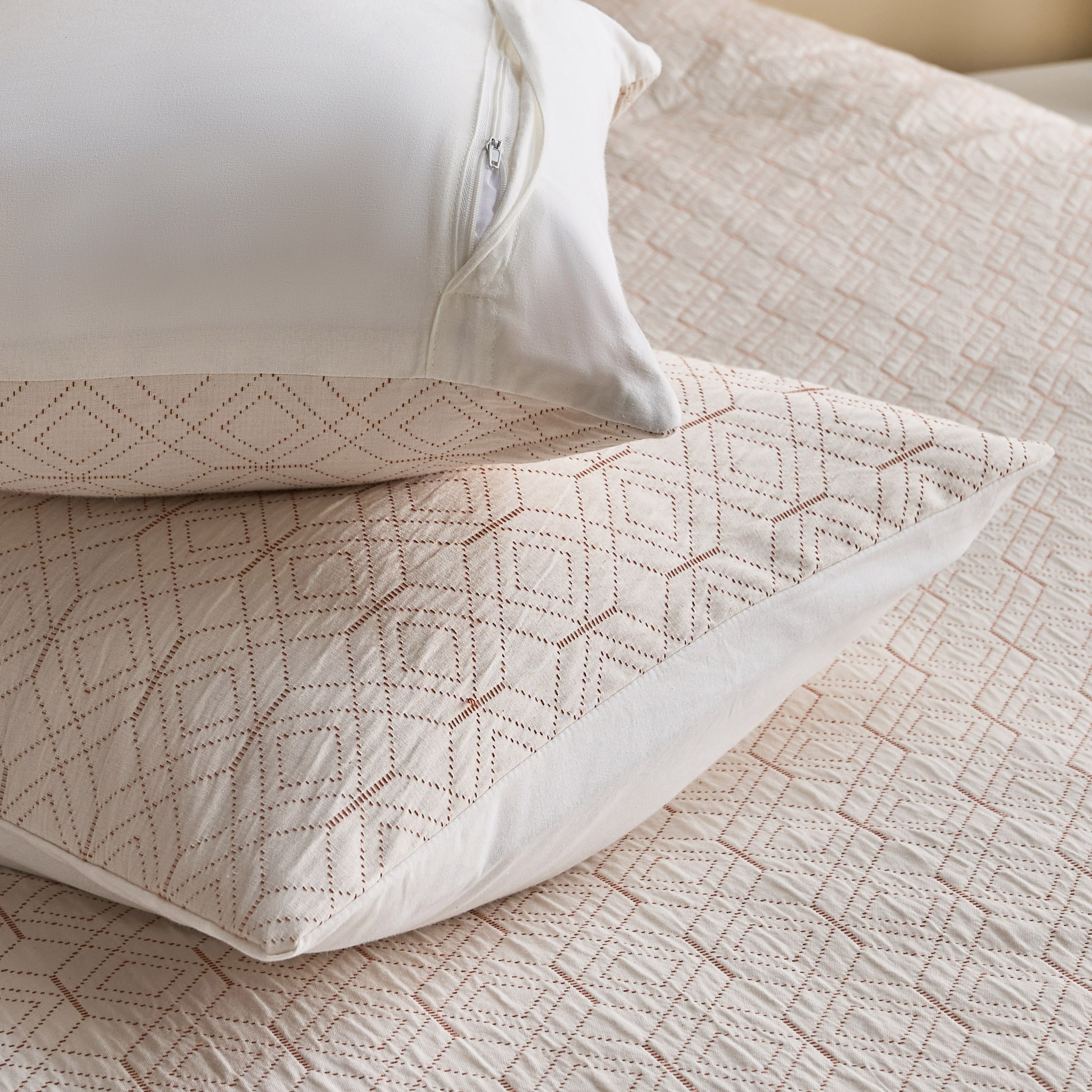 Weave Elegance Rice Stitch 5-Piece King Comforter Set - 220x240 cm-hbxhomeware-hbxbedroom-image-6