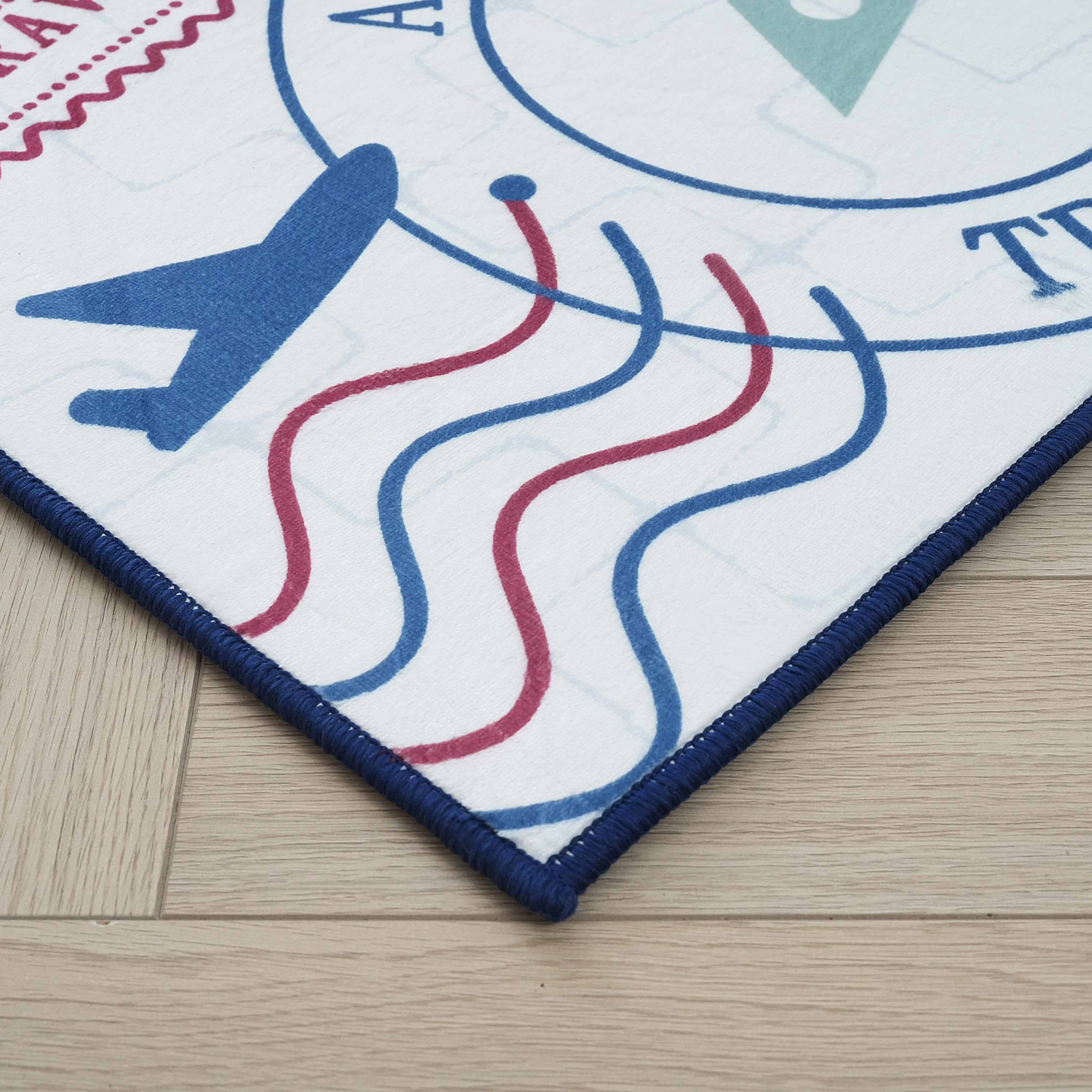 Tom Ben Around the World Printed Flannel Rug - 110x160 cm-PROMO_HB_BAH_THRESHOLD_Homeware_100426-image-3