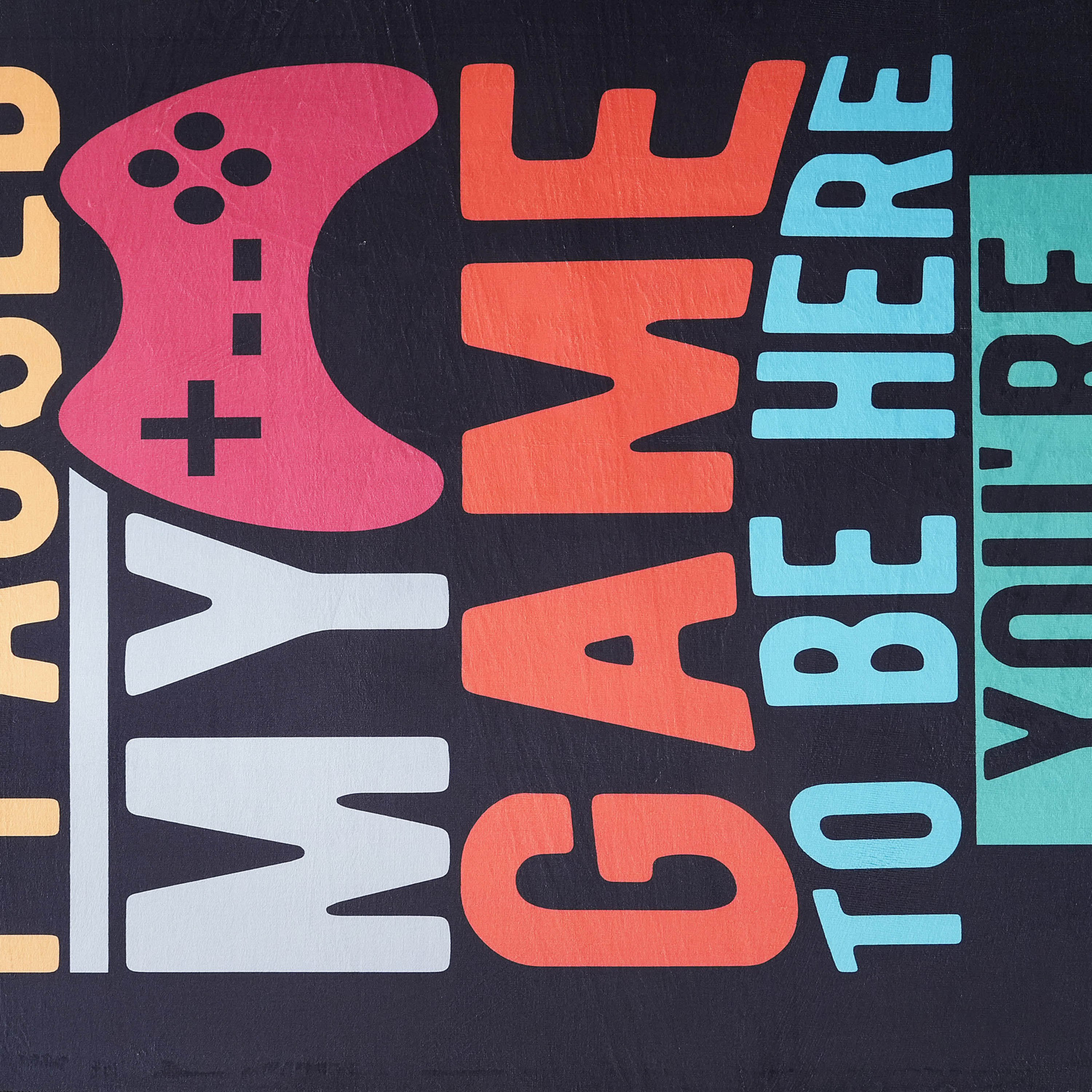 Joy Gaming My Game Printed Flannel Rug - 110x160 cm-hbxhomeware-floorcoverings-rugs-image-2
