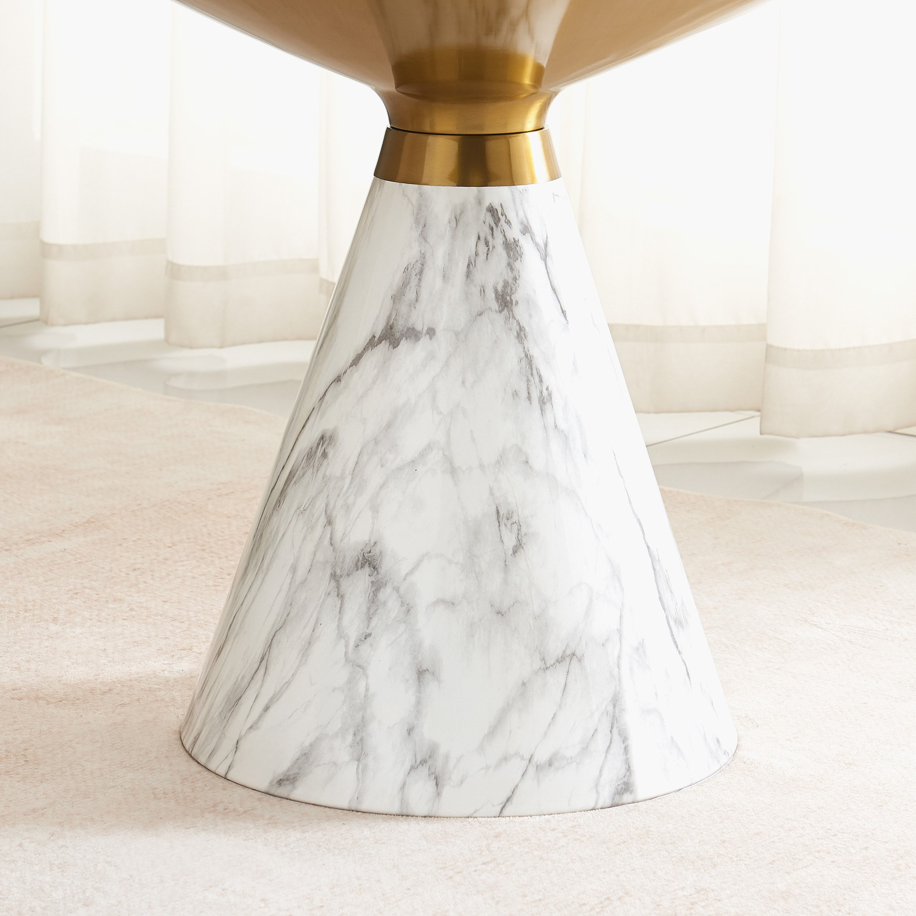 Movo Ria Sintered Stone Top Round End Table-hbxfurniture-livingroom-endtables-image-3