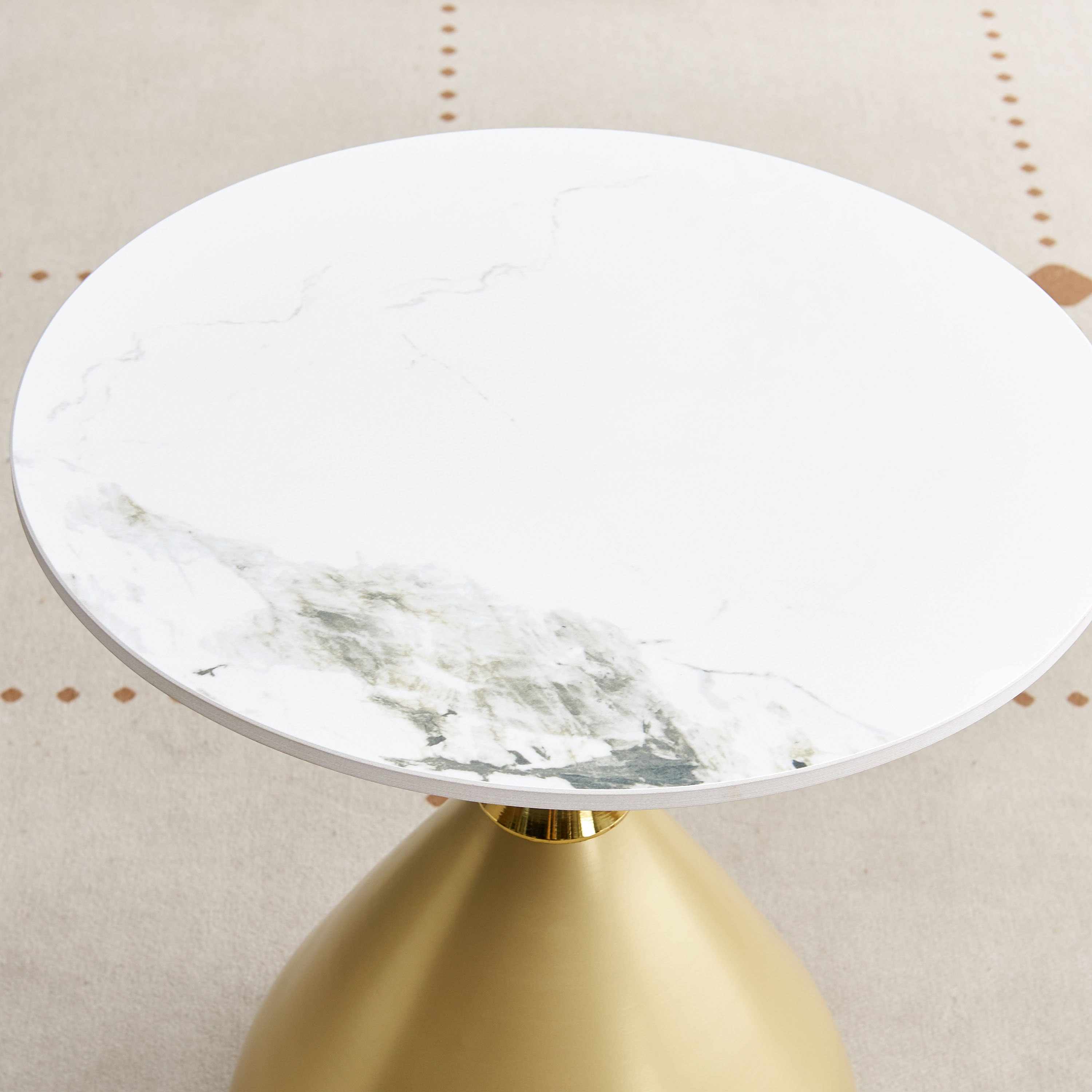 Movo Jonna Sintered Stone Top Round End Table-hbxfurniture-livingroom-endtables-image-2