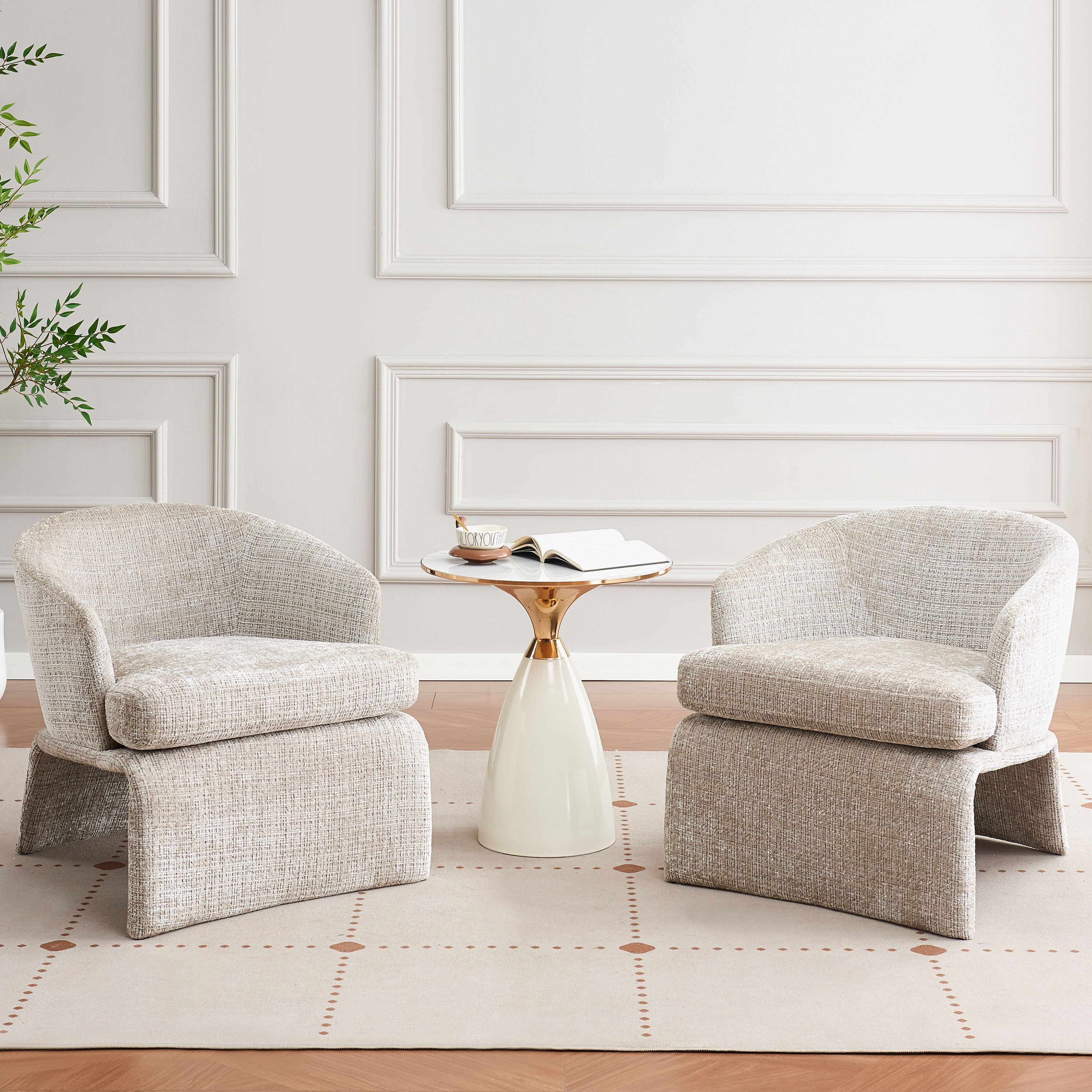 Movo Bayton Sintered Stone Top Round End Table-hbxfurniture-livingroom-endtables-image-5
