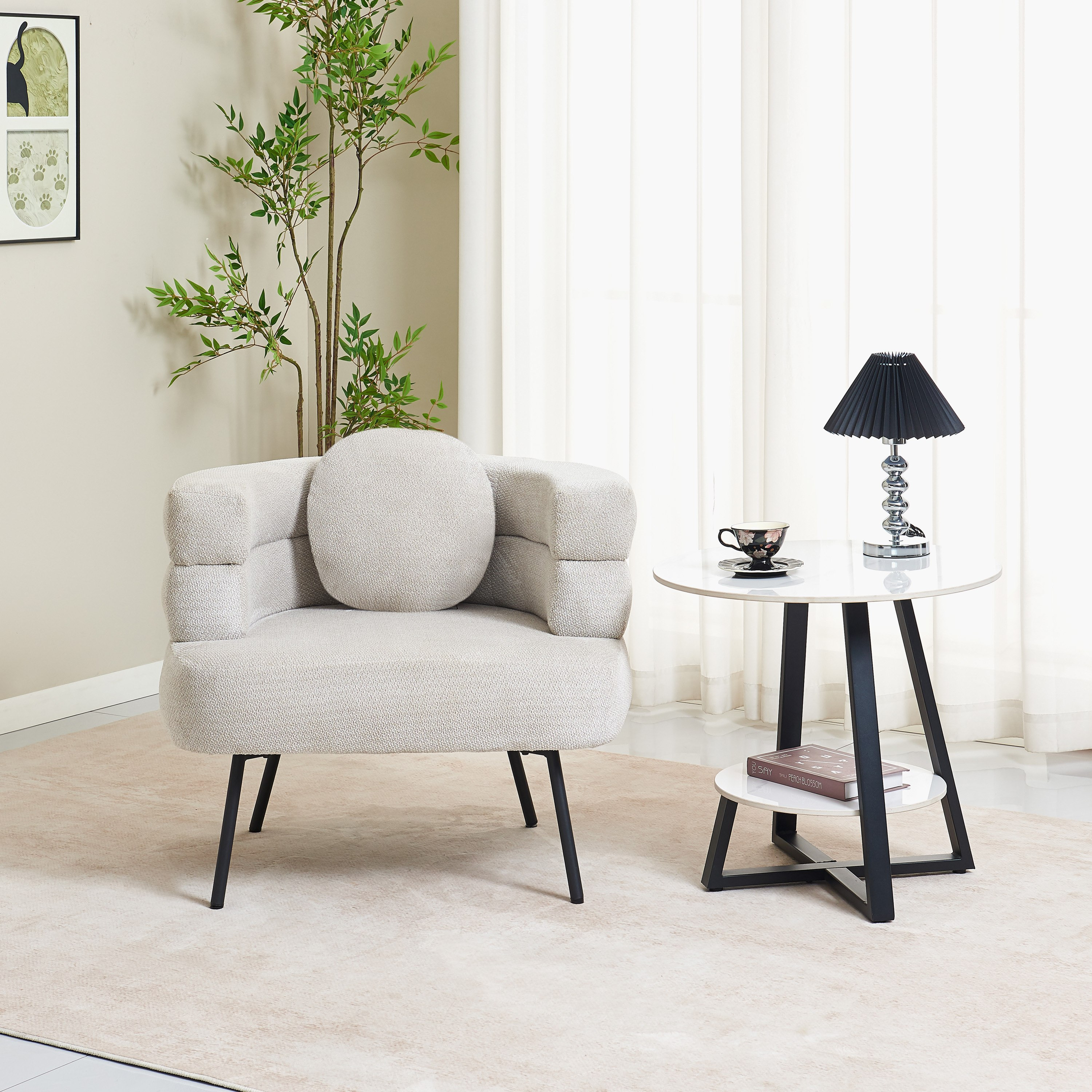 Movo Nook 2-Seater Sintered Stone Tea Set-hbxfurniture-diningtablesandsets-diningsets-twoseater-image-2