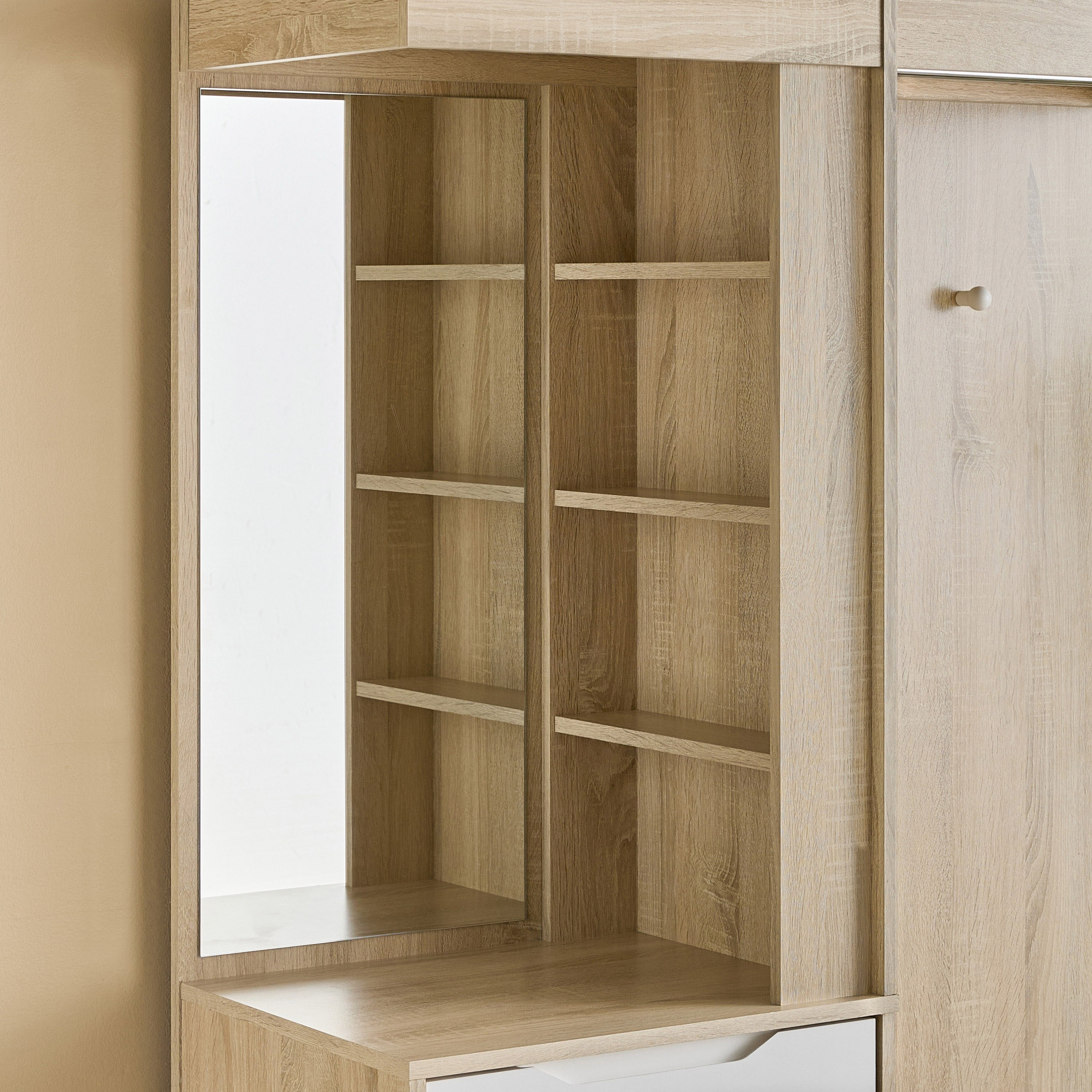 Edison 3 Drawer Multipurpose Entryway Cabinet with Cloth Hanger-hbxbedroom-bedroomaccessories-bedroomstorage-image-4