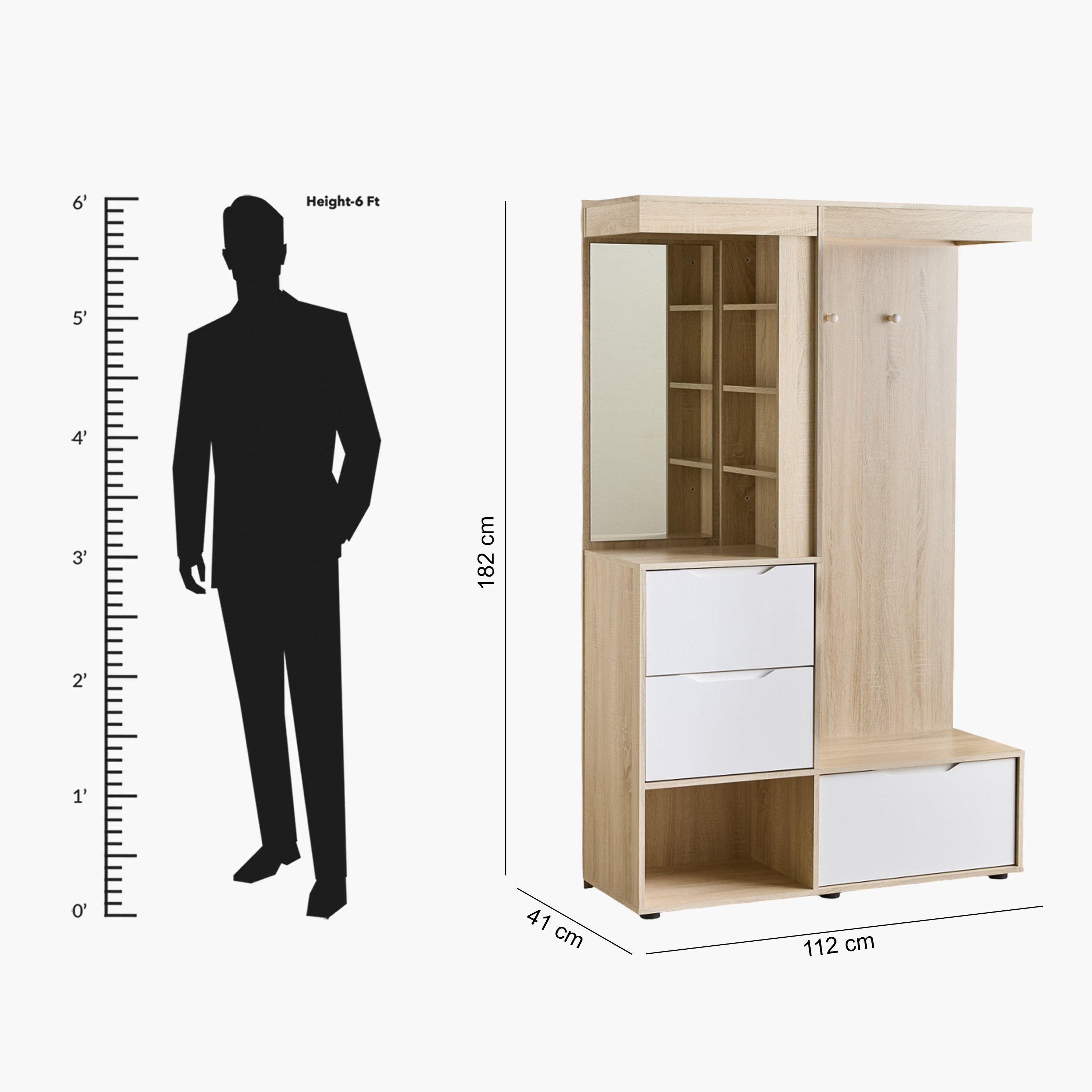 Edison 3 Drawer Multipurpose Entryway Cabinet with Cloth Hanger-hbxbedroom-bedroomaccessories-bedroomstorage-image-9