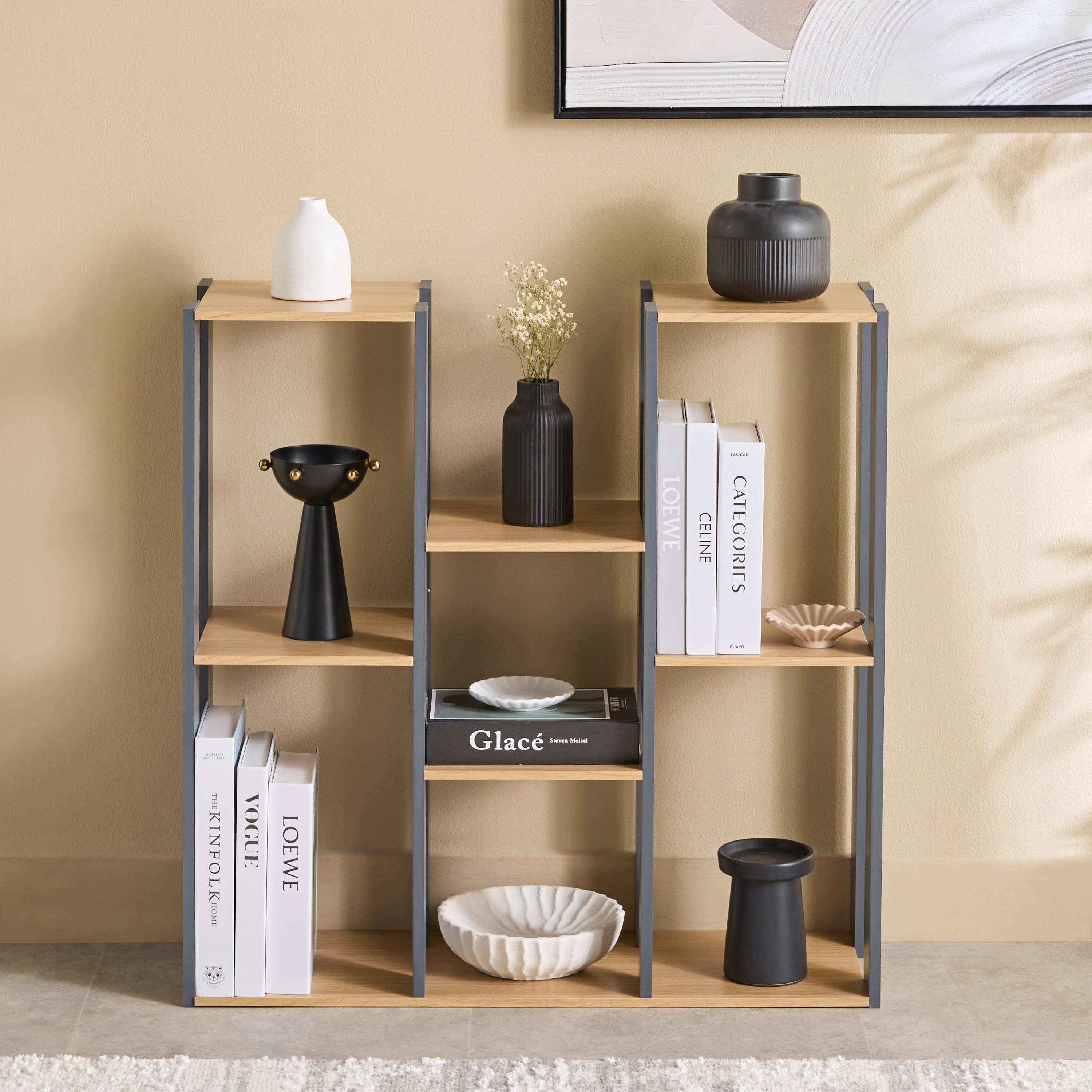 وحدة رفوف مكتبة متعددة الاستخدامات كلارا من بيج-hbxfurniture-office-bookcases-image-7