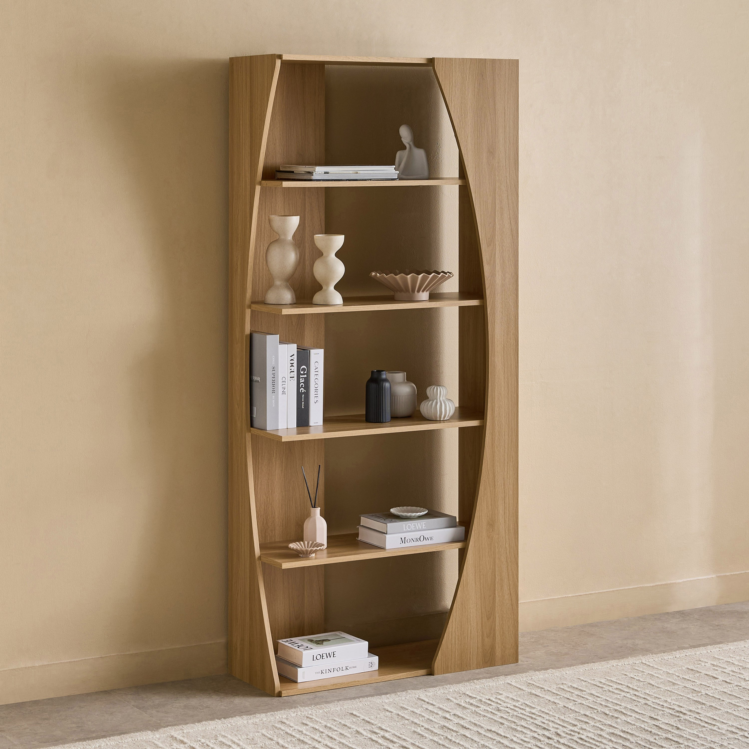 وحدة أرفف متعددة الاستخدامات بـ 5 طوابق من ألفا كيرف-hbxfurniture-office-bookcases-image-1