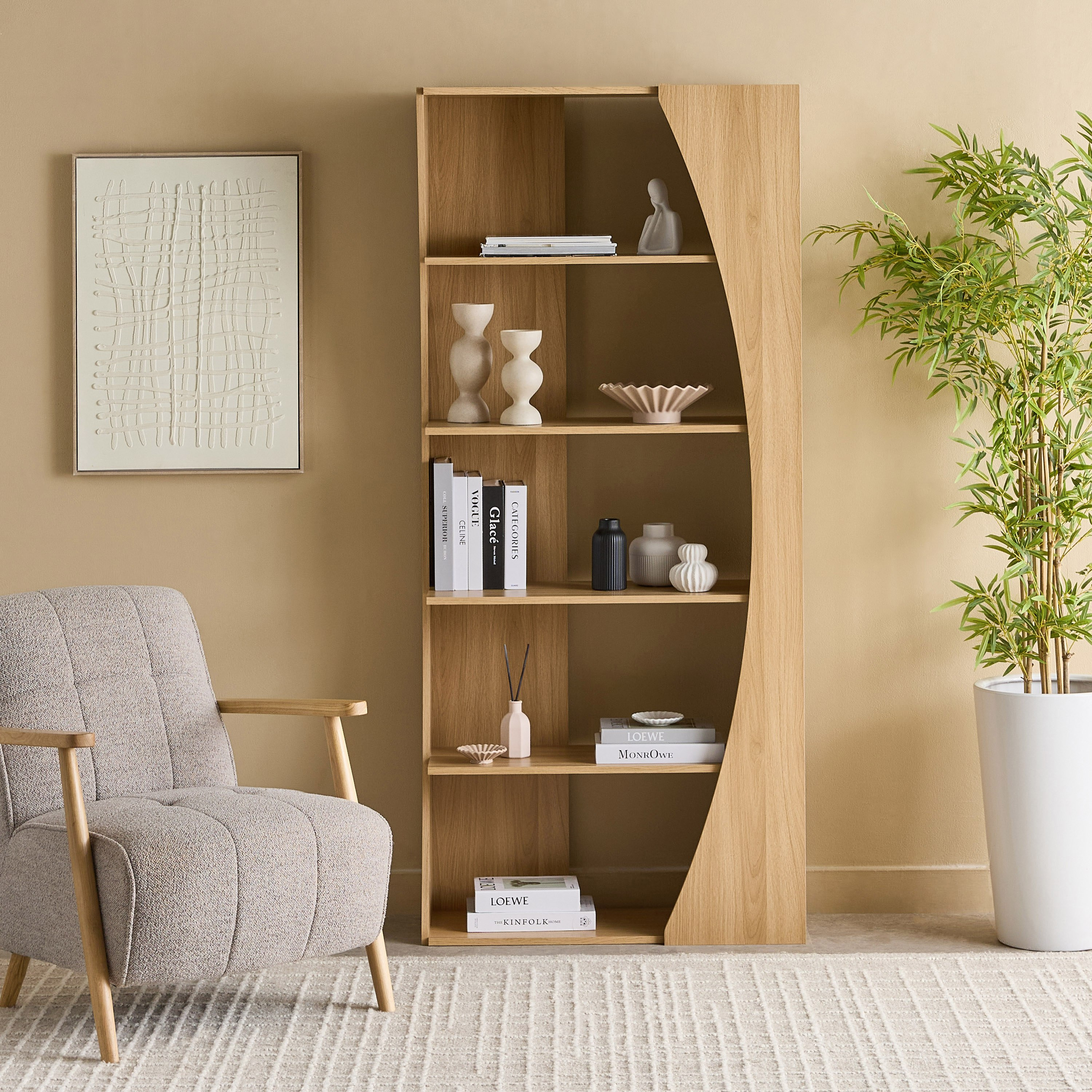 وحدة أرفف متعددة الاستخدامات بـ 5 طوابق من ألفا كيرف-hbxfurniture-office-bookcases-image-6