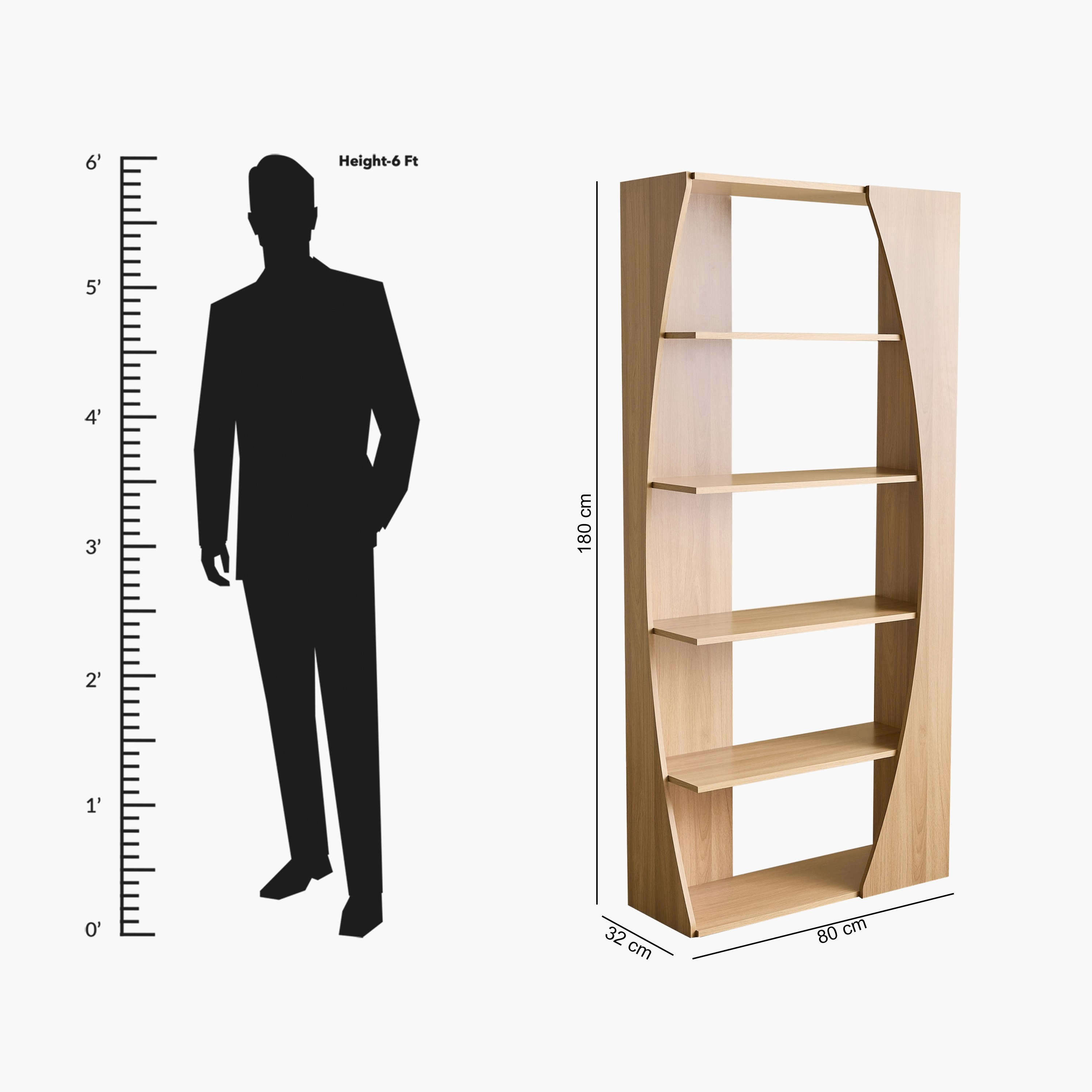 وحدة أرفف متعددة الاستخدامات بـ 5 طوابق من ألفا كيرف-hbxfurniture-office-bookcases-image-8