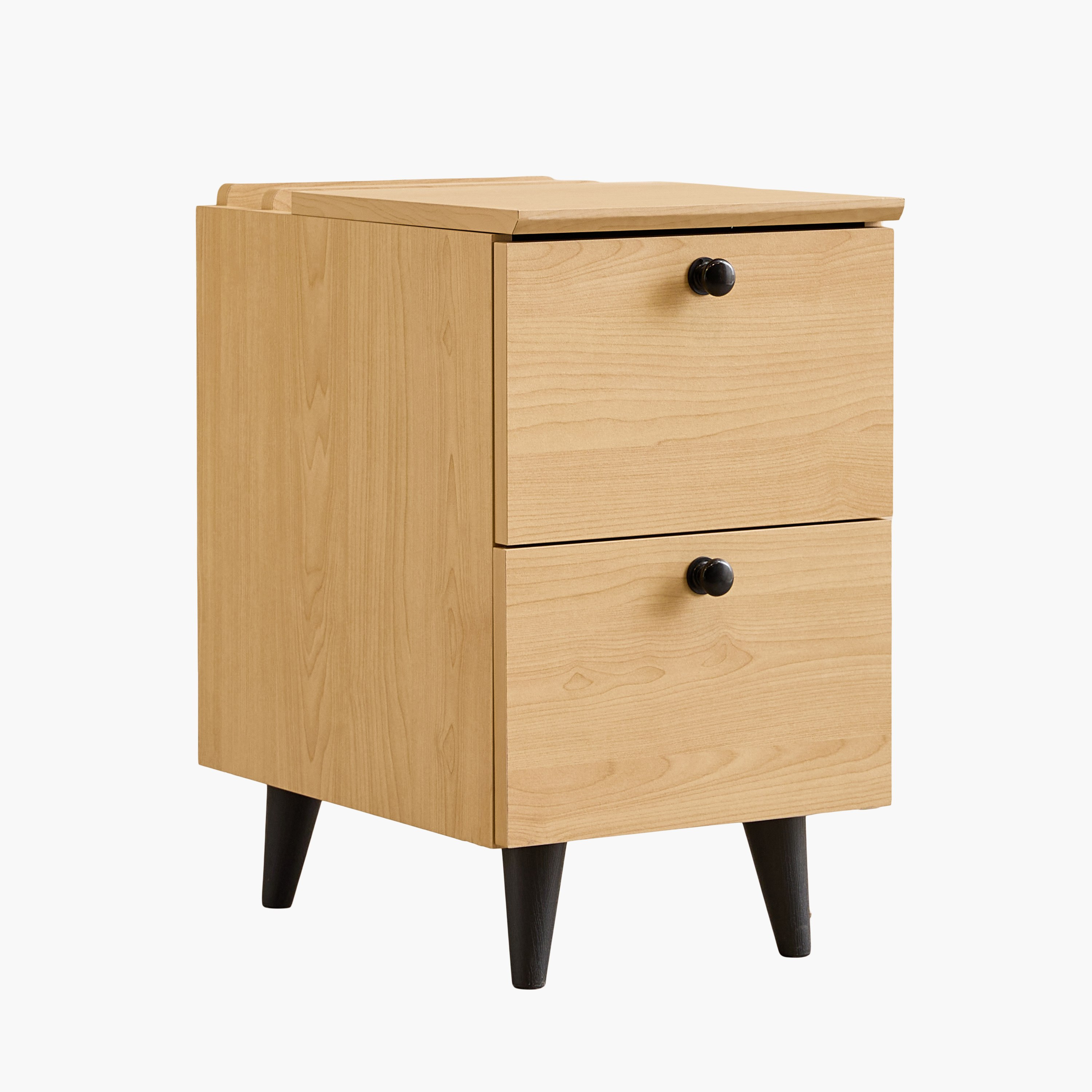 Compacto 1 Drawer 1 Door Night Stand with 2 Vertical Shelves-hbxfurniture-bedroom-nightstands-image-8