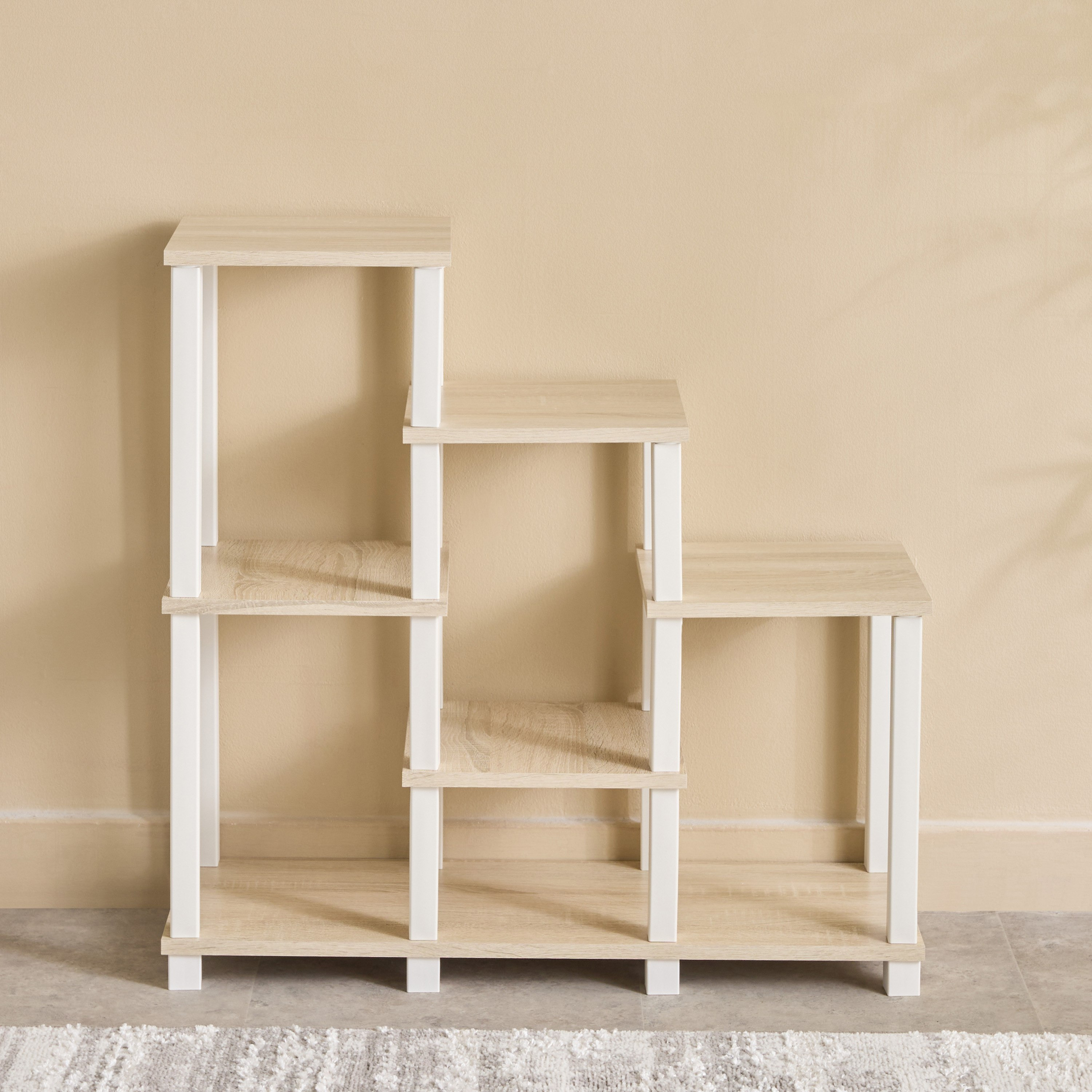 Pegg 3-Step Bookcase Shelving Unit-hbxfurniture-office-bookcases-image-3