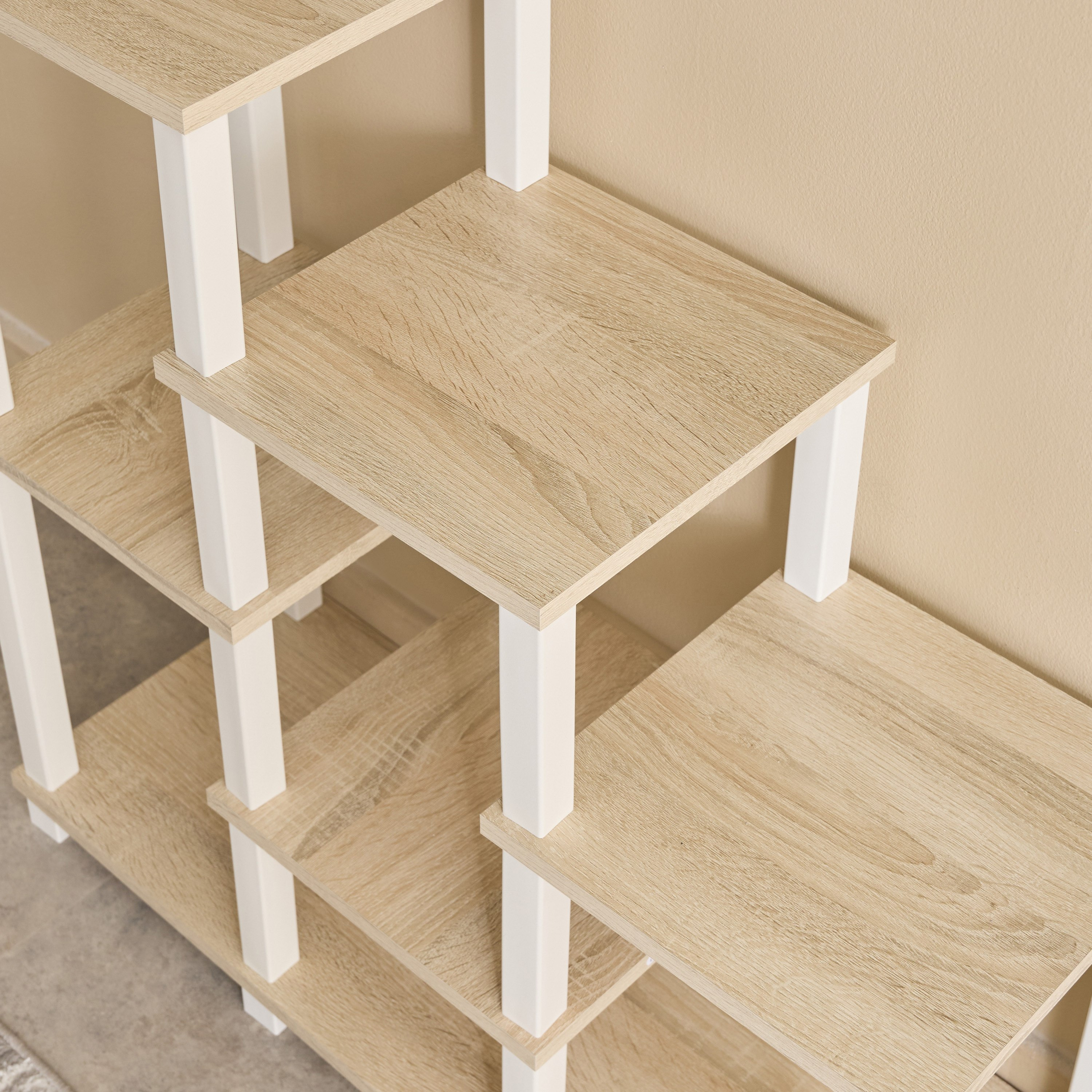 Pegg 3-Step Bookcase Shelving Unit-hbxfurniture-office-bookcases-image-5
