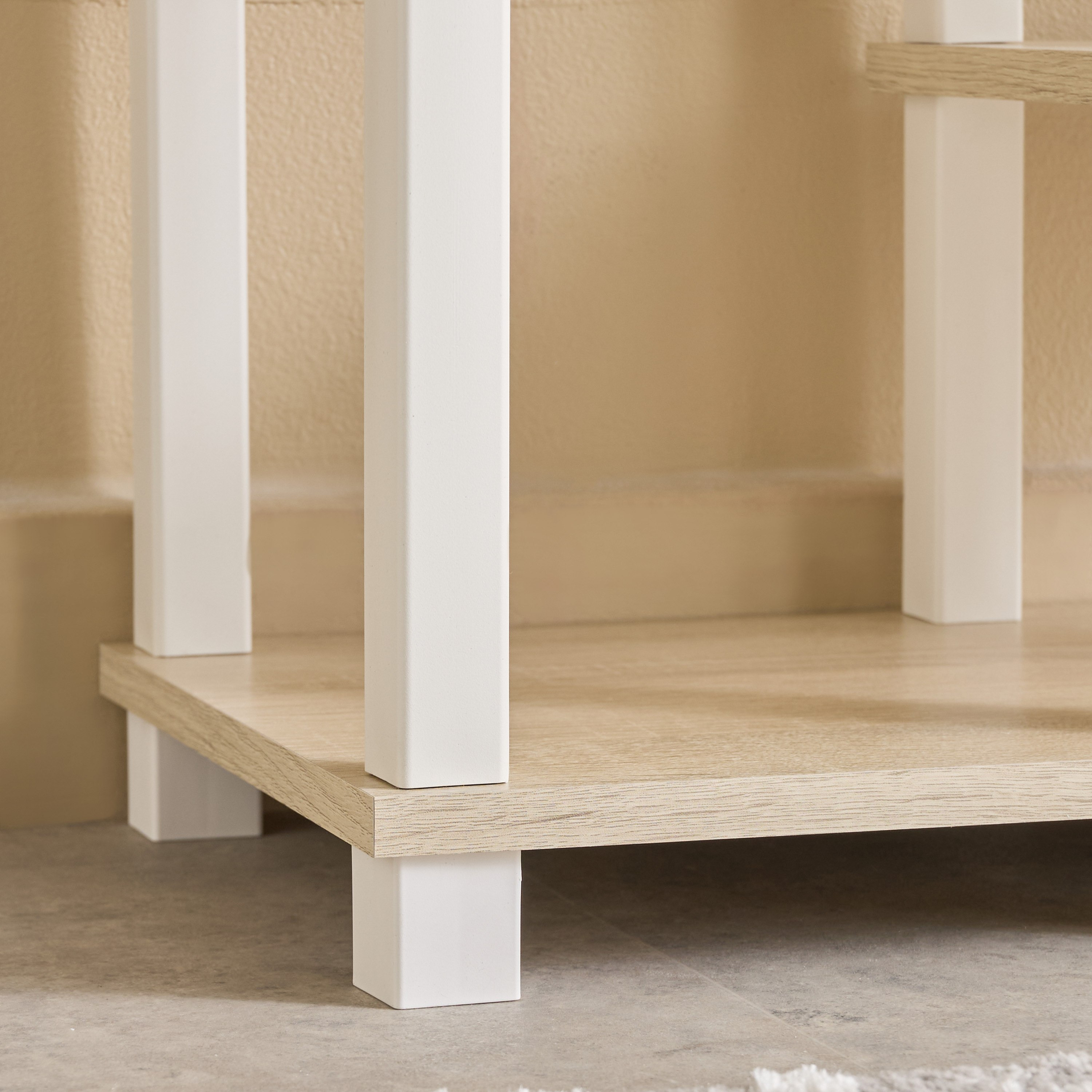 Pegg 3-Step Bookcase Shelving Unit-hbxfurniture-office-bookcases-image-6