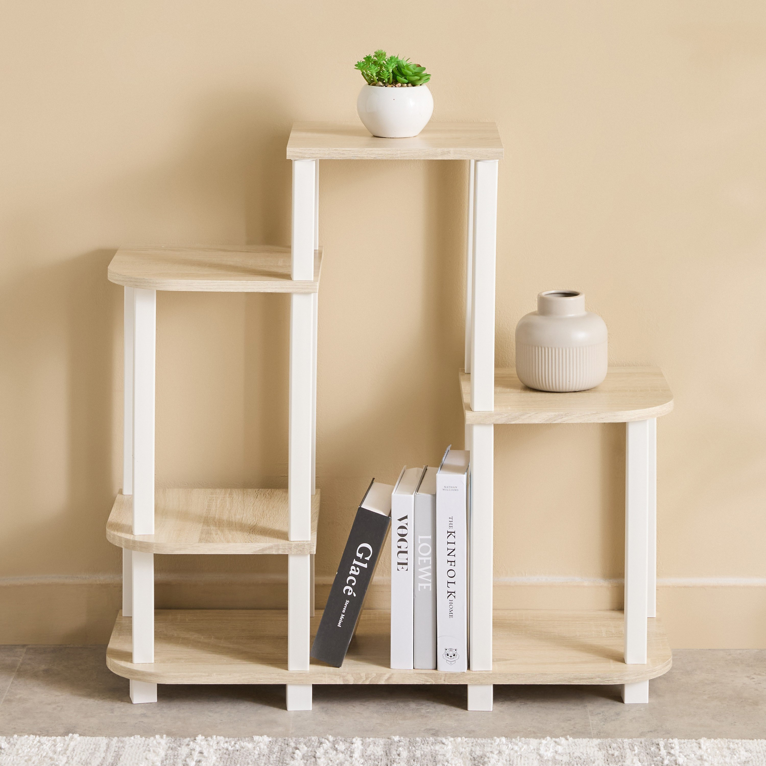 وحدة رفوف كتب متعددة الارتفاعات من بيج-hbxfurniture-office-bookcases-image-2