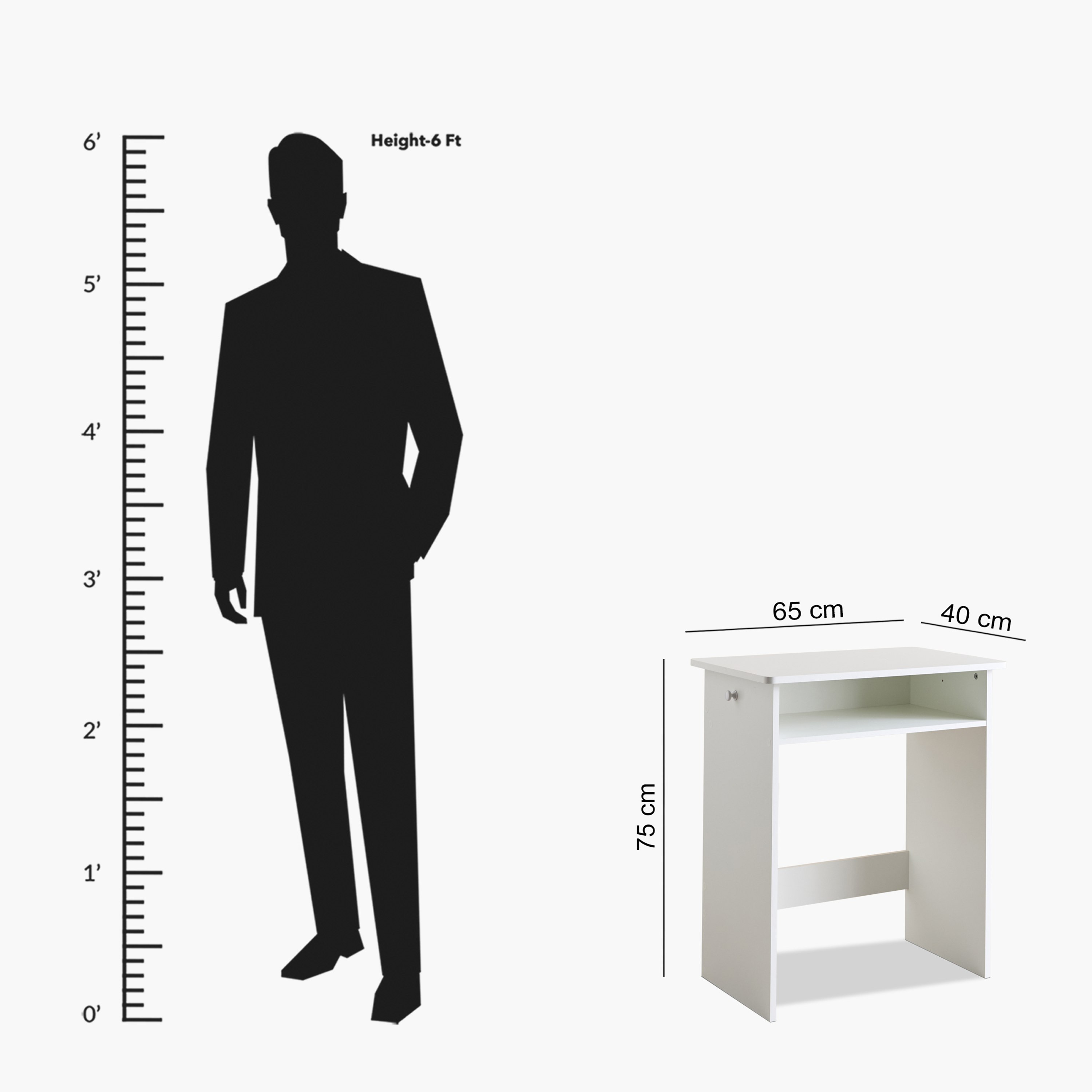مكتب دراسة مع رف من فانيلا آيسلت-hbxfurniture-office-desks-image-8