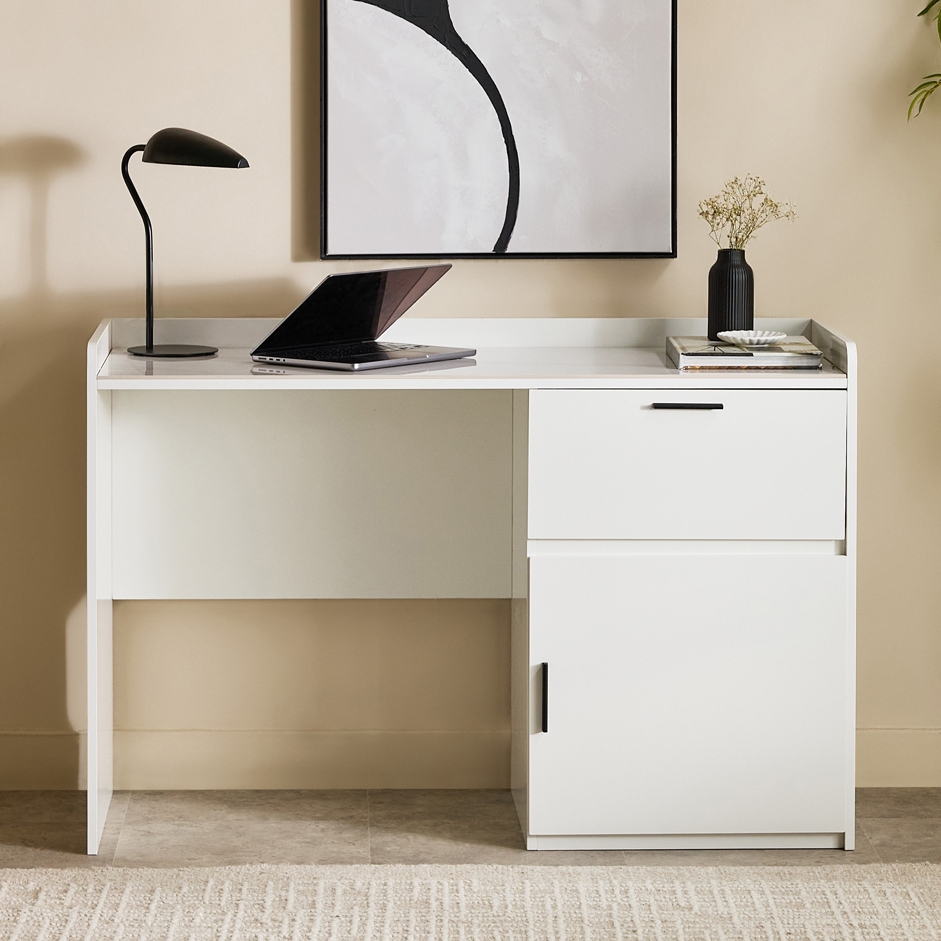 Marwell 1-Door Sintered Stone Study Desk with 1-Drawer-hbxfurniture-office-desks-image-2
