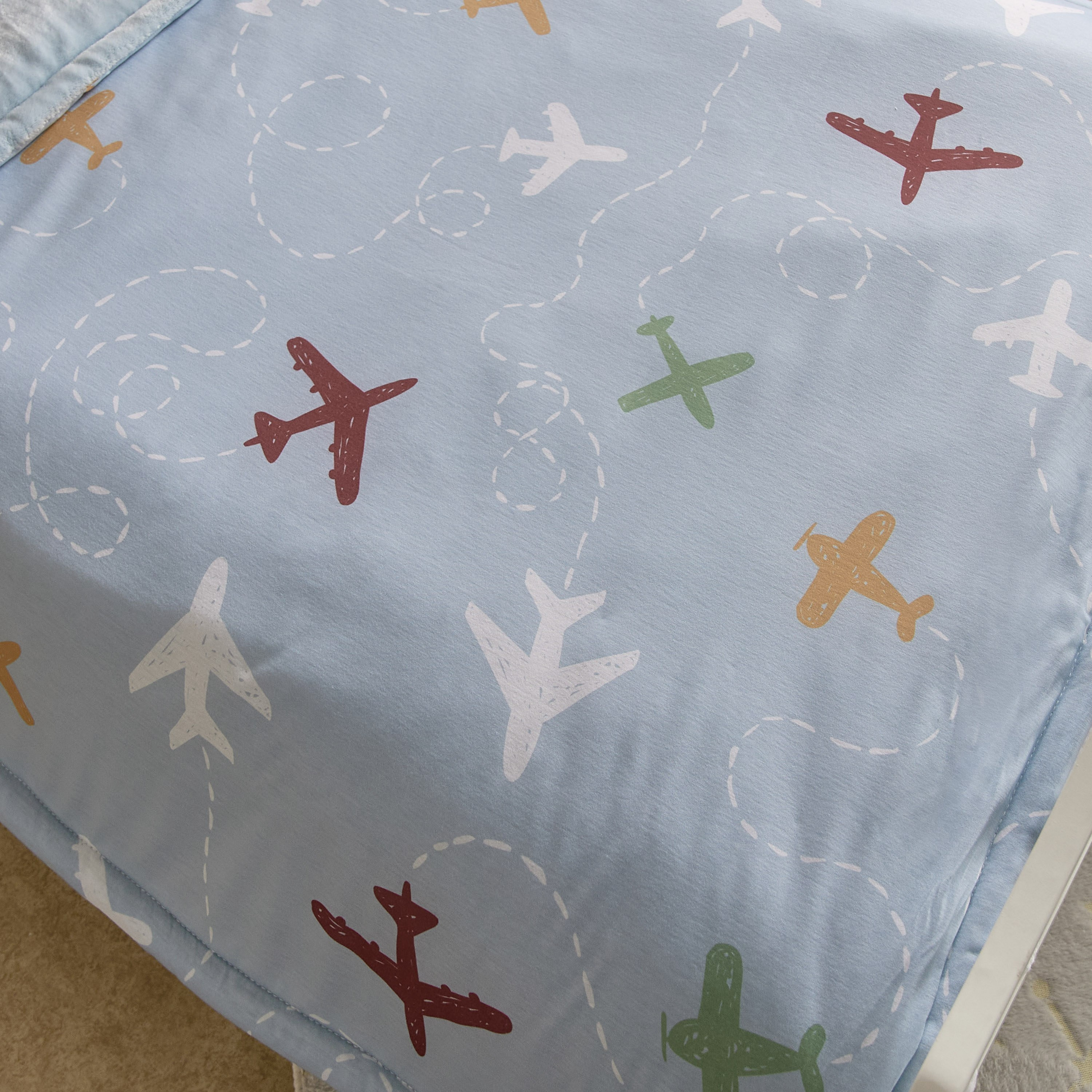 Tom Plane 2-Piece Toddler Comforter Set - 100x140 cm-hbxhomeware-hbxkidsandyouth-image-4