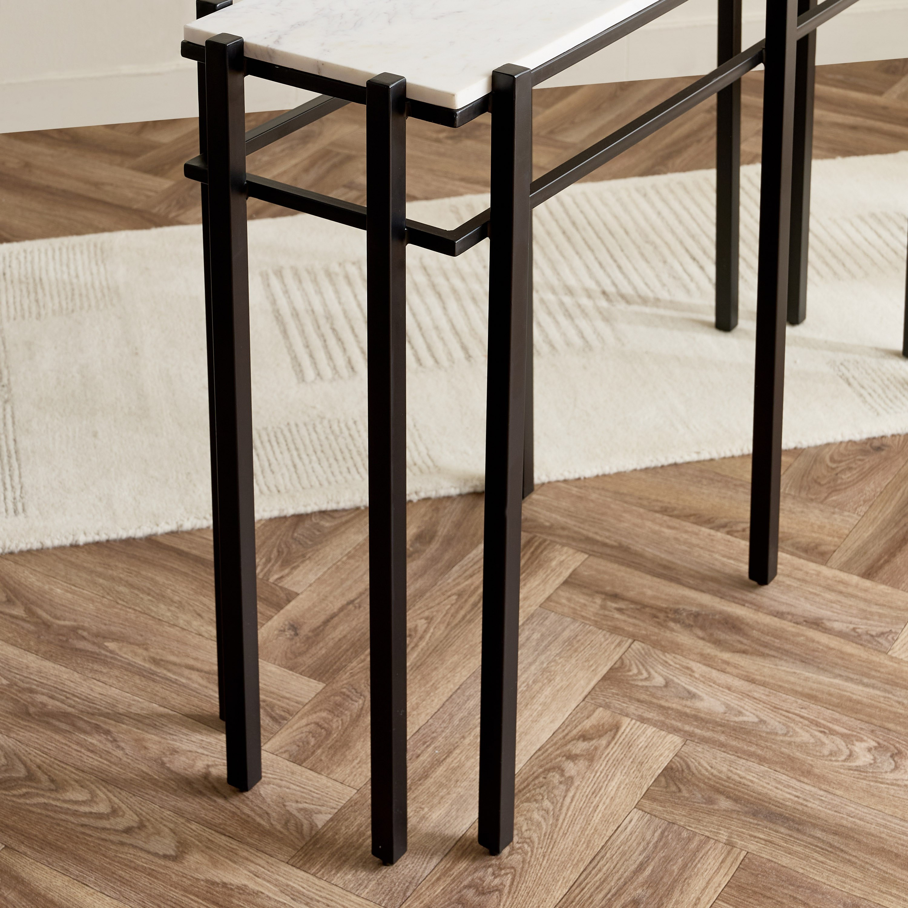 طاولة كونسول بسطح رخام أصلي فيرسا من كافون-hbxfurniture-tablesandstands-consoletables-image-4