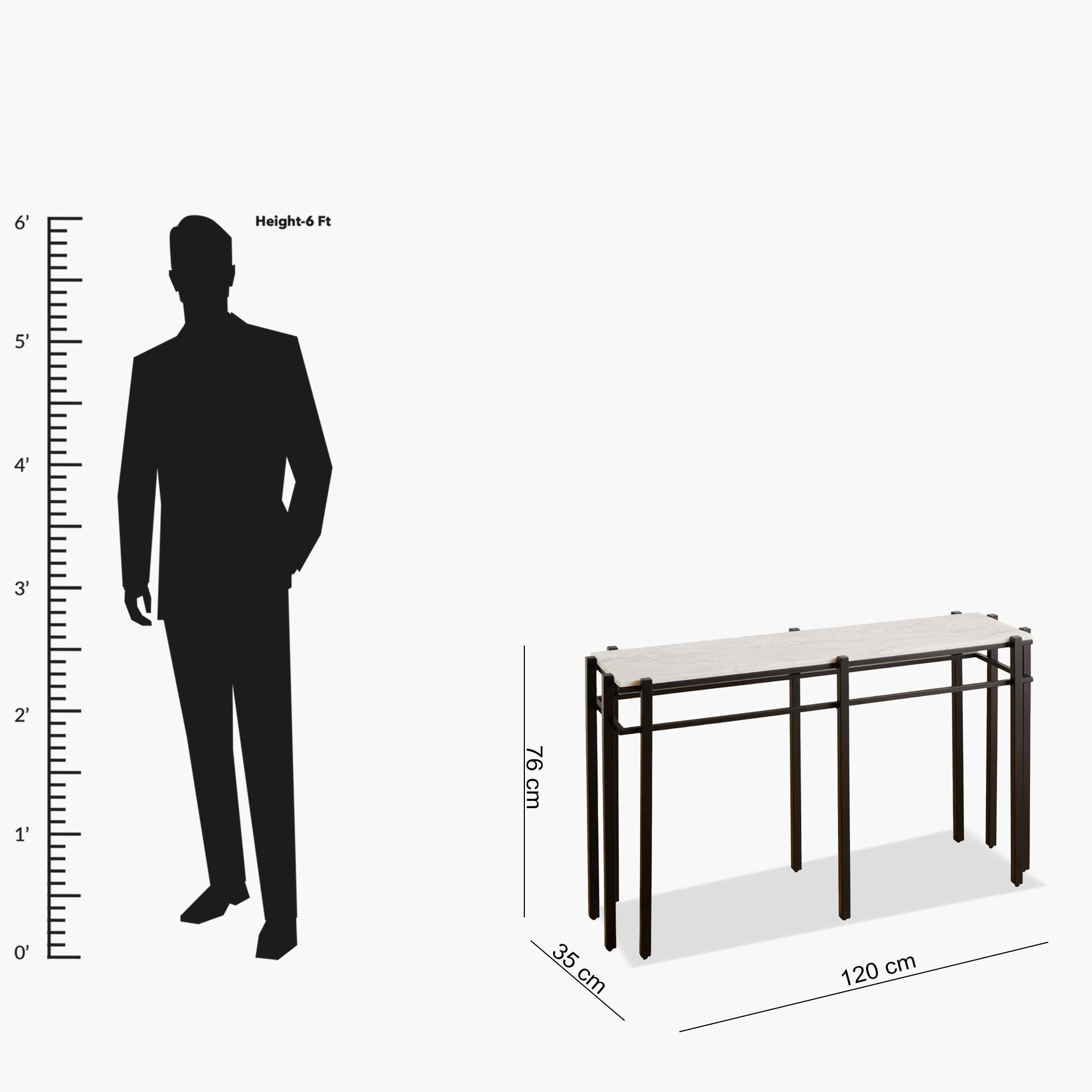 طاولة كونسول بسطح رخام أصلي فيرسا من كافون-hbxfurniture-tablesandstands-consoletables-image-7