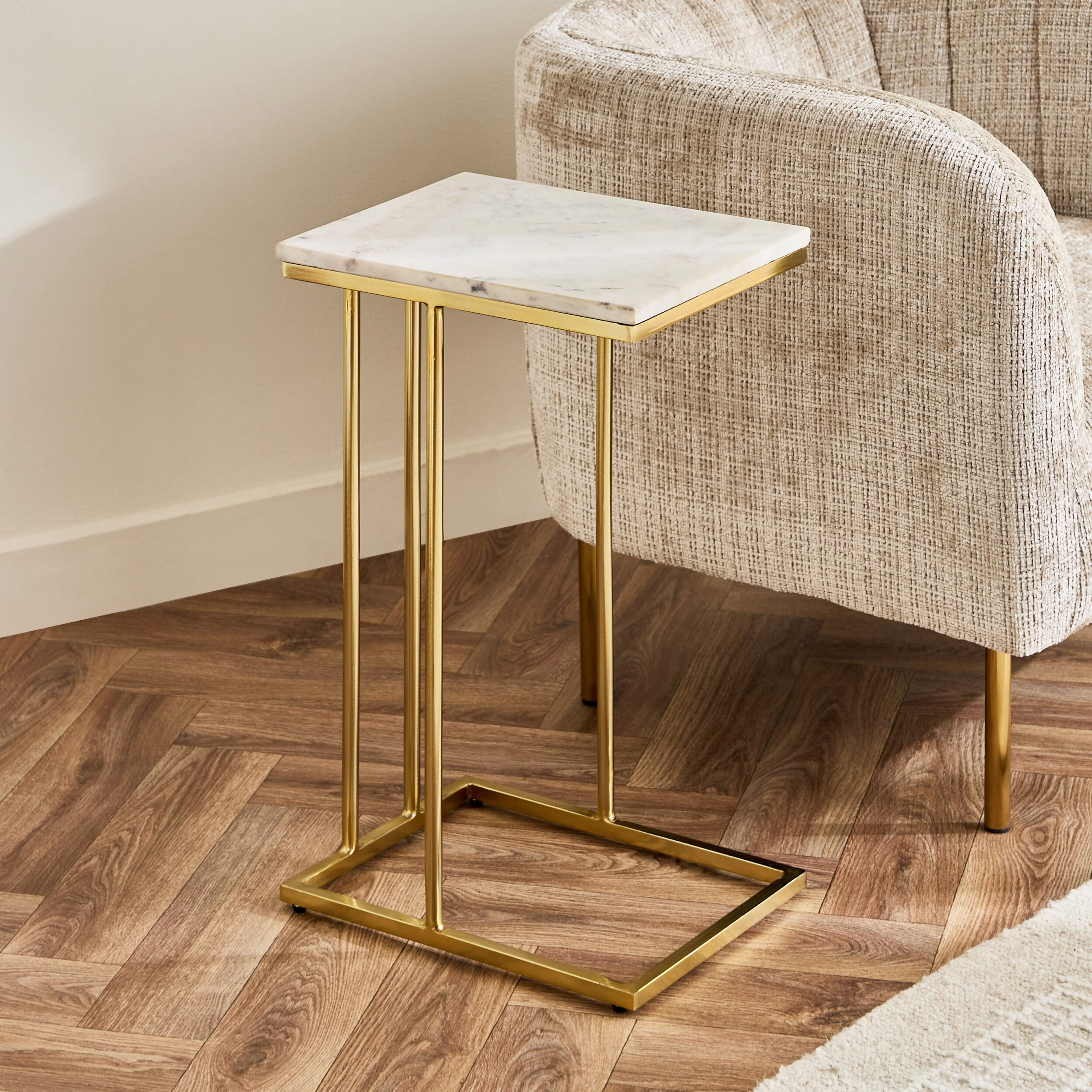 Versa Genuine Marble Top Laptop Table-hbxfurniture-livingroom-endtables-image-3