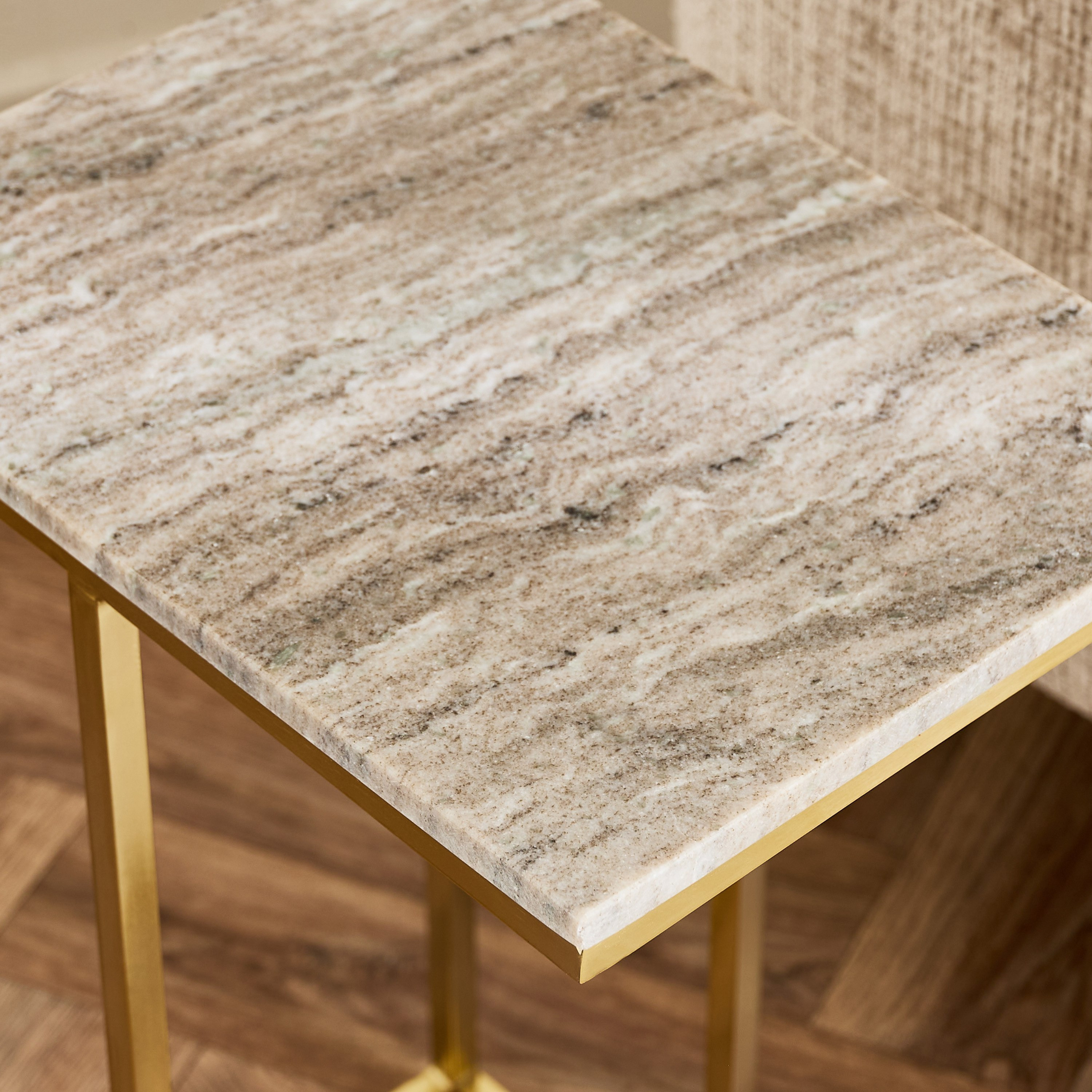 Vista Genuine Marble Top Laptop Table-hbxfurniture-livingroom-endtables-image-4