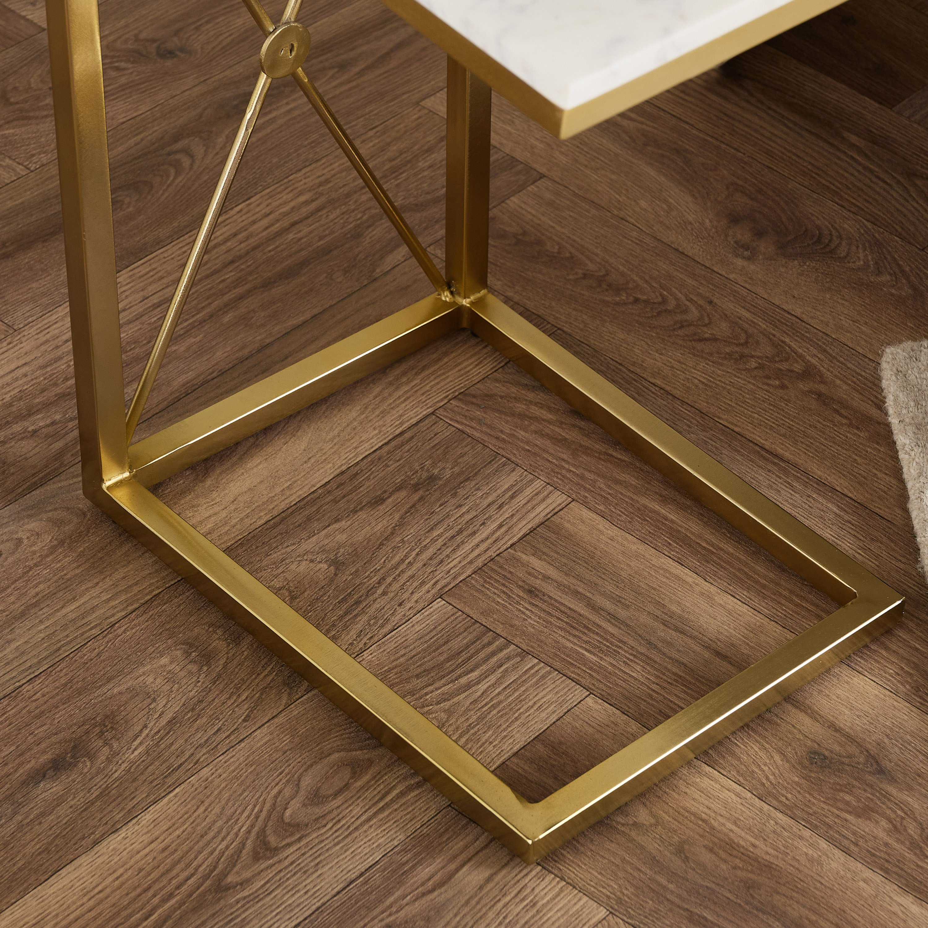 Cavon Aqua Genuine Marble Top C Table-hbxfurniture-livingroom-endtables-image-4
