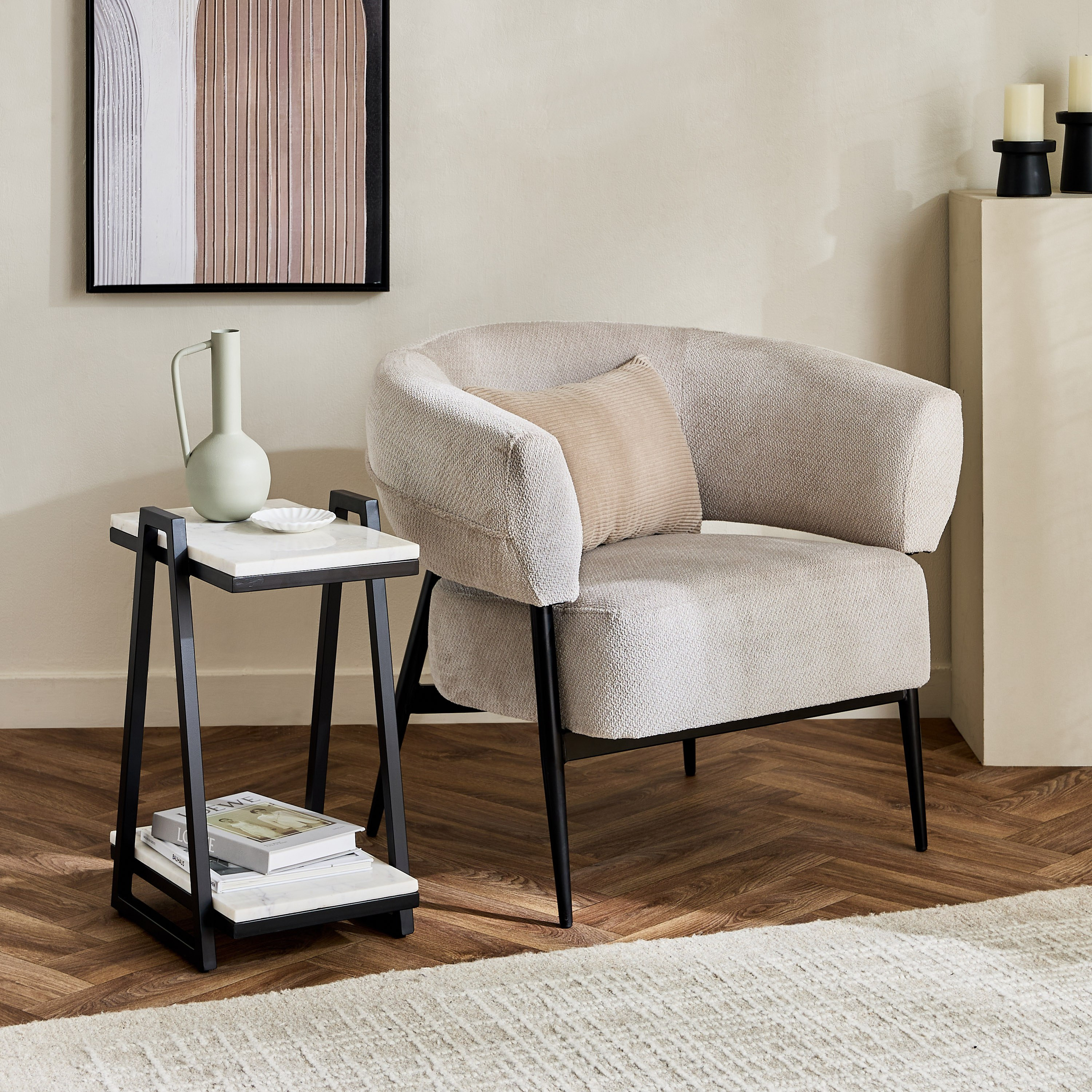 Cavon Aqua Genuine Marble Top End Table-hbxfurniture-livingroom-endtables-image-5