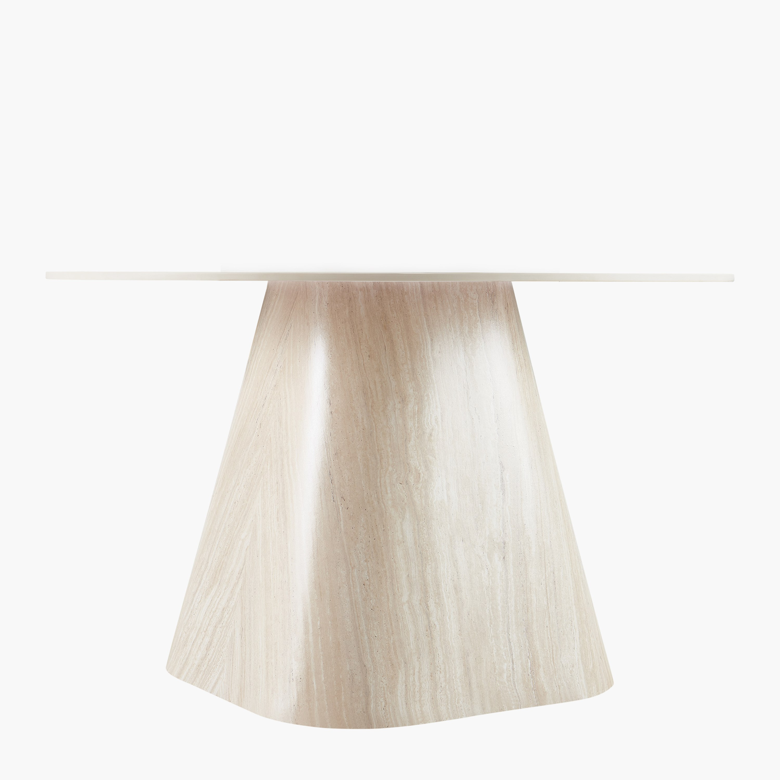 طاولة طعام مستديرة من الحجر الملبد 4 مقاعد من أستونيا-hbxfurniture-diningtablesandsets-diningtables-fourseater-image-3