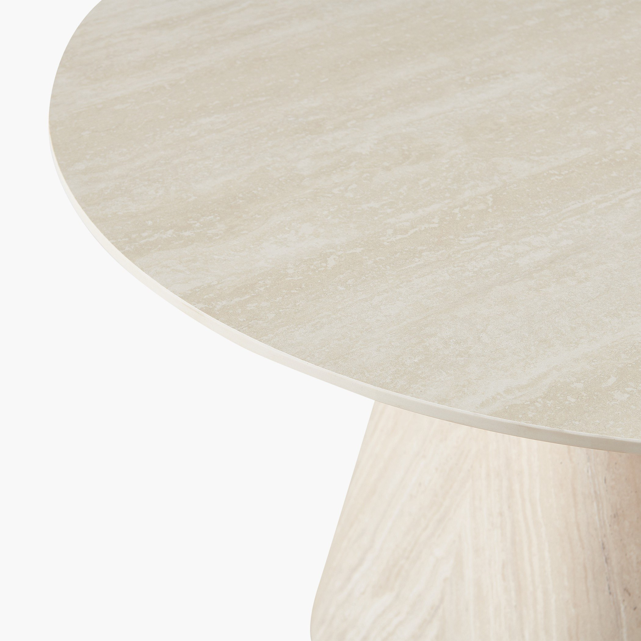 طاولة طعام مستديرة من الحجر الملبد 4 مقاعد من أستونيا-hbxfurniture-diningtablesandsets-diningtables-fourseater-image-4
