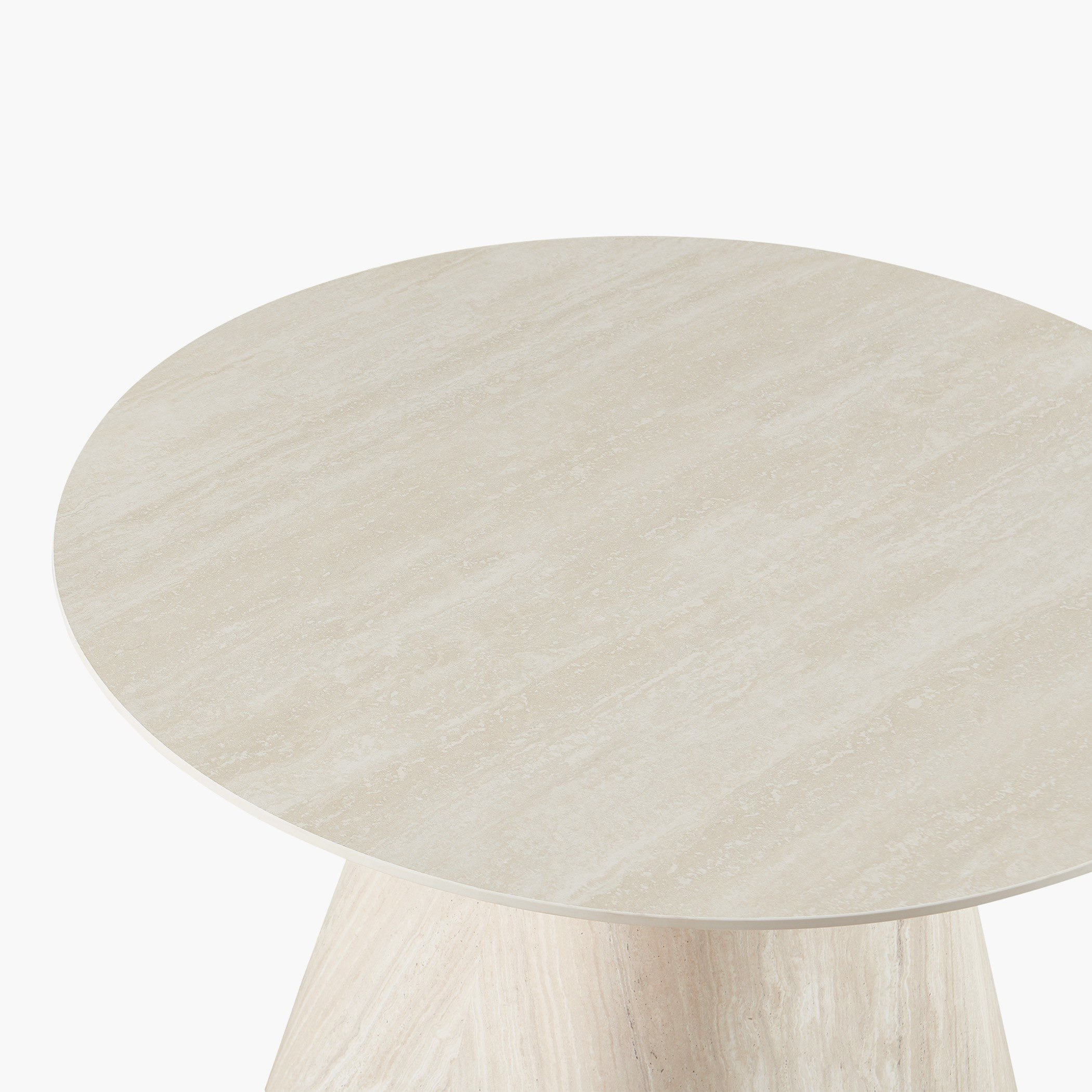 طاولة طعام مستديرة من الحجر الملبد 4 مقاعد من أستونيا-hbxfurniture-diningtablesandsets-diningtables-fourseater-image-5