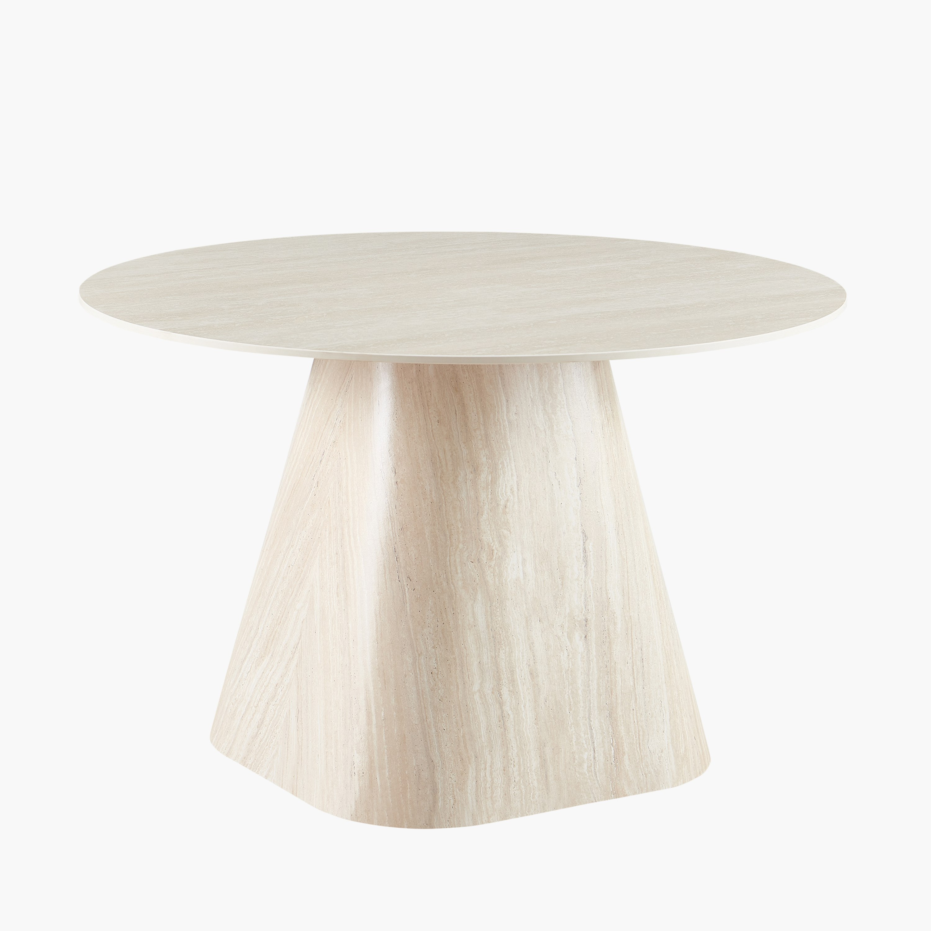طاولة طعام مستديرة من الحجر الملبد 4 مقاعد من أستونيا-hbxfurniture-diningtablesandsets-diningtables-fourseater-image-6