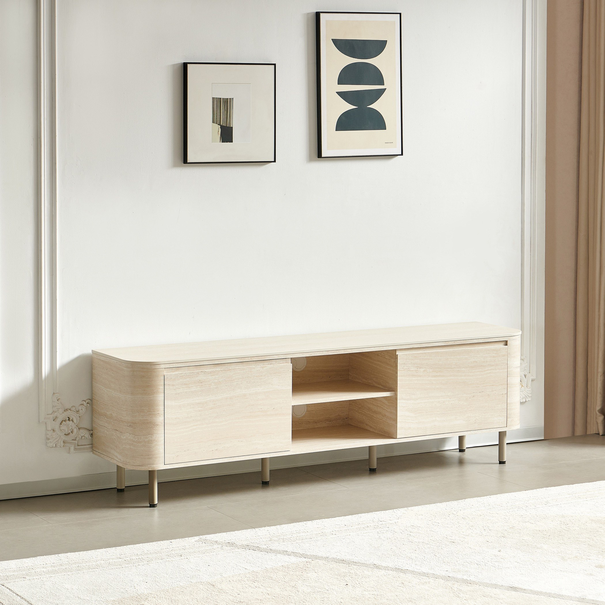 وحدة تلفزيون 1.8 متر بسطح من الحجر الملبد للتلفزيونات حتى 75 بوصة من أستونيا-hbxlivingroom-mediaunitsandstorage-tvunits-image-1