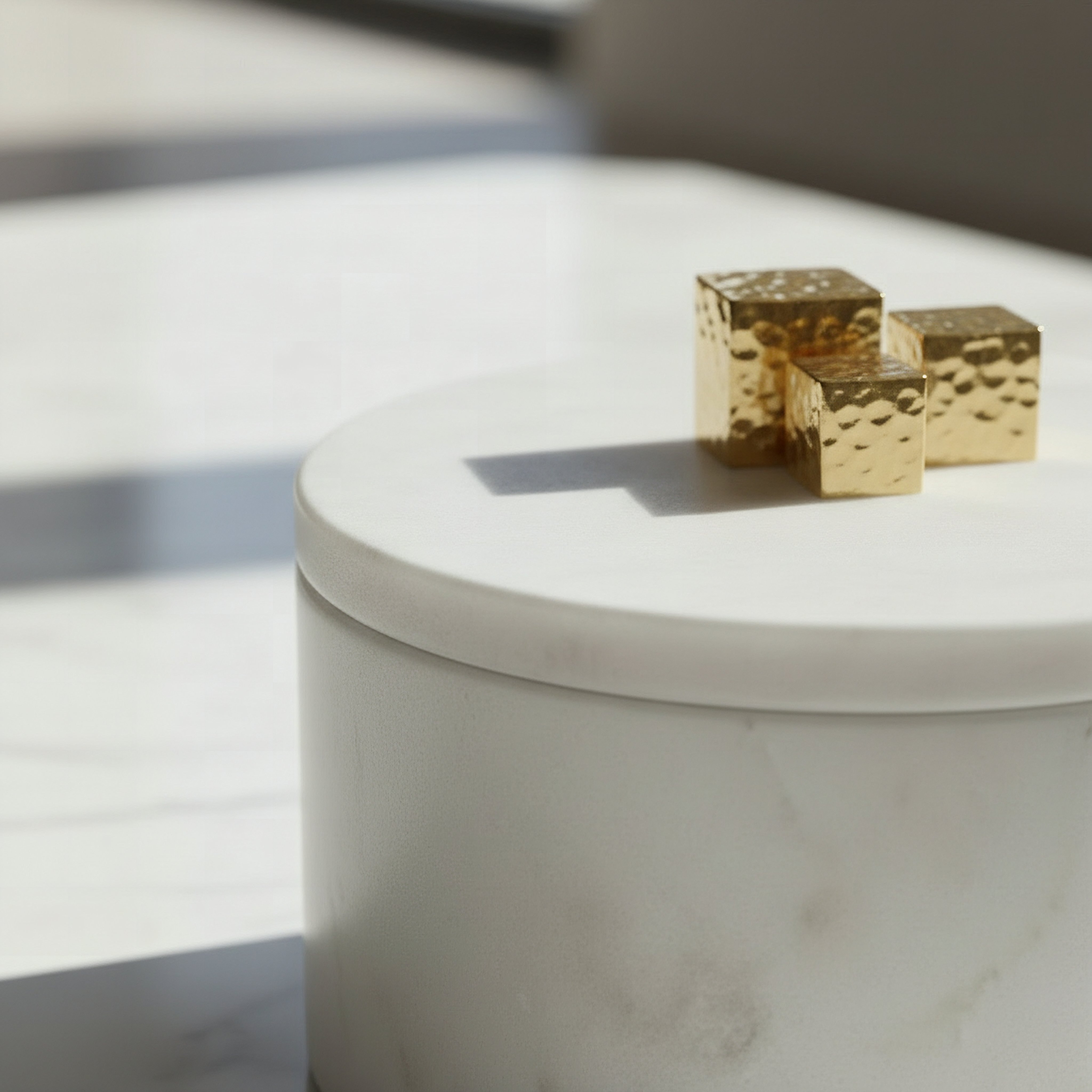 Blake Madlin Decorative Natural Marble Trinket Box with Metal Knob - 16 x11 cm-hbxbedroom-bedroomaccessories-jewelleryboxesandholders-image-4