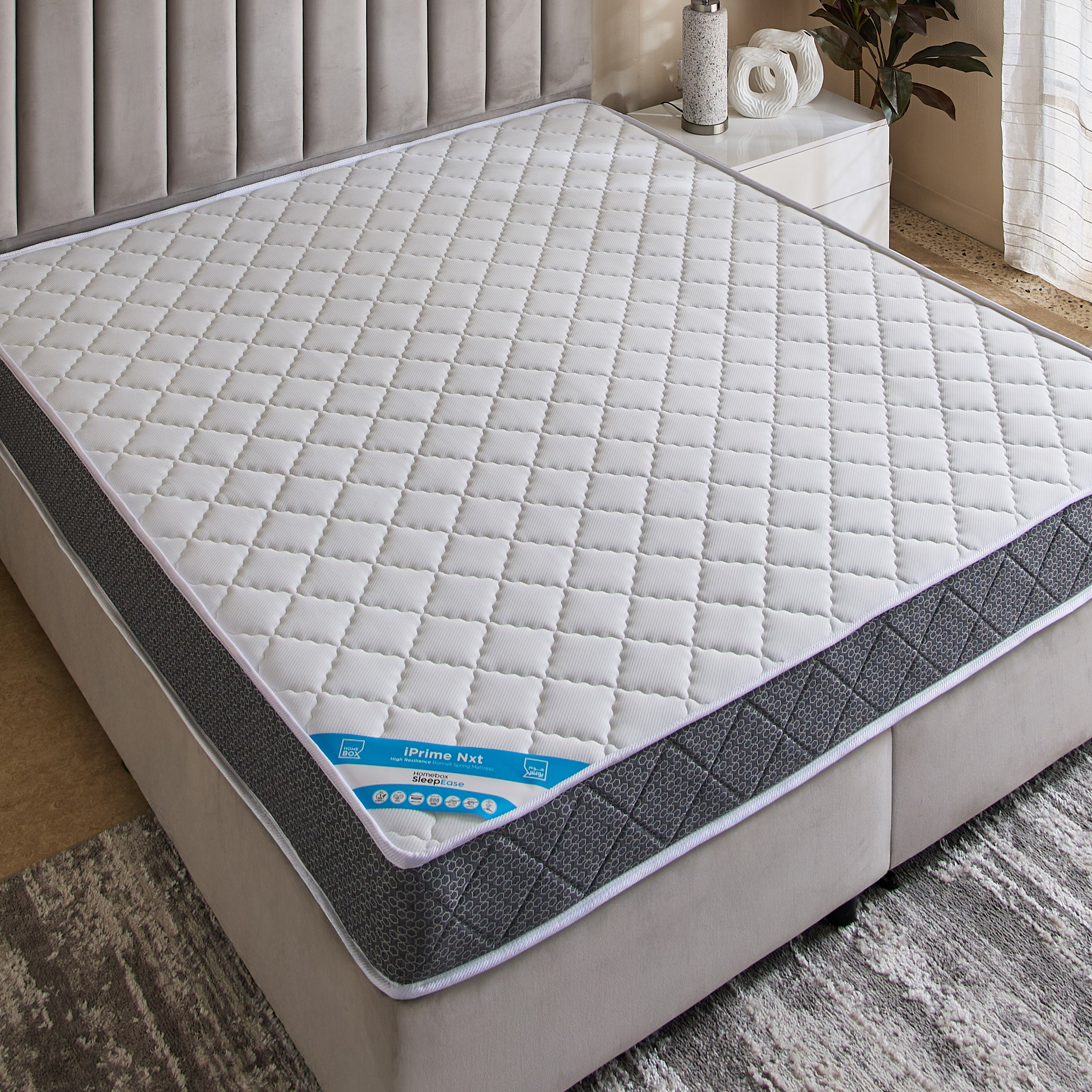 مرتبة كينج بمرونة عالية ونوابض حلزونية من آي برايم نكست - 180x200x20 سم-hbxfurniture-mattresses-king-image-4