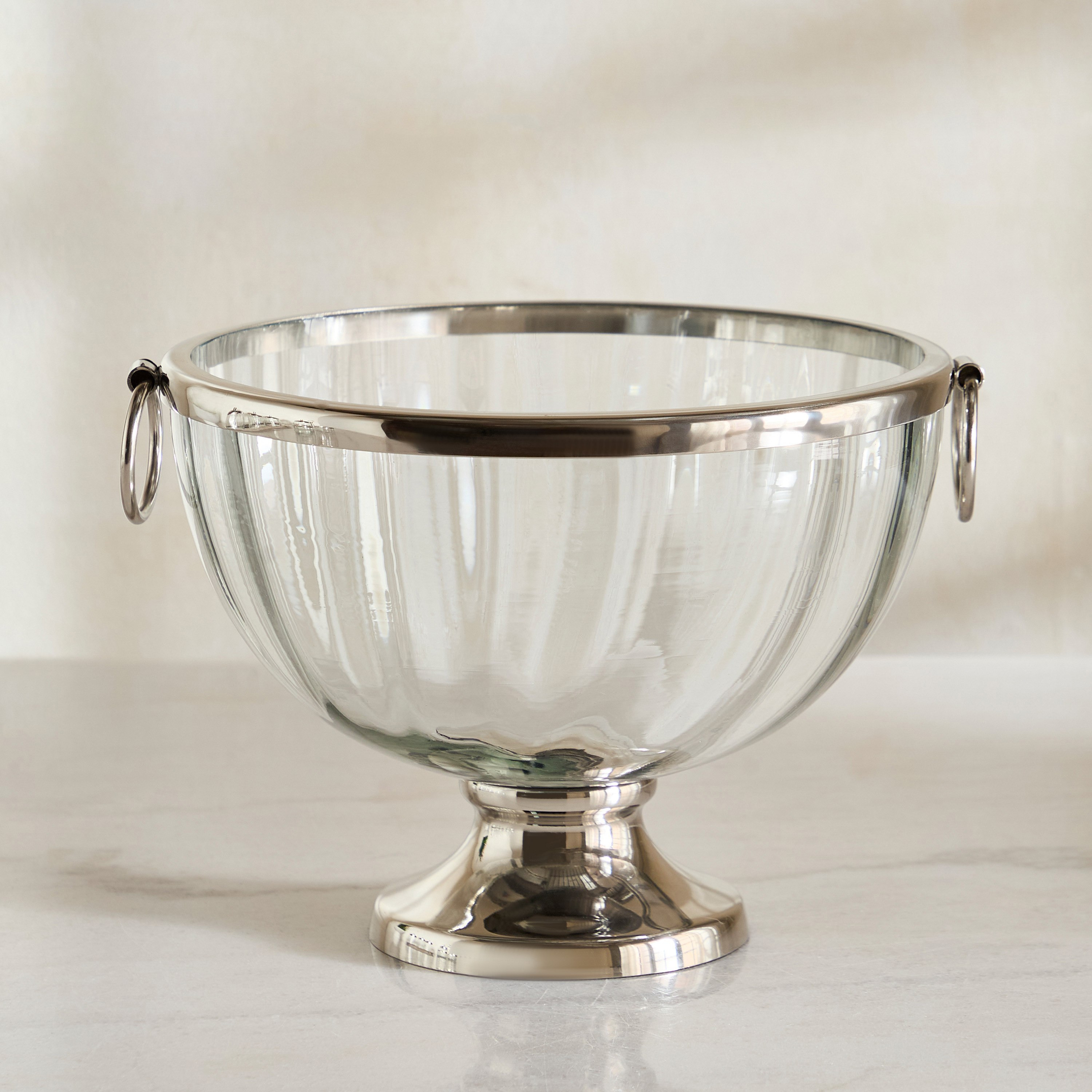 Oriental Glass Bowl - 25x25x19 cm-hbxdecorandfurnishings-tabletop-serveware-image-1
