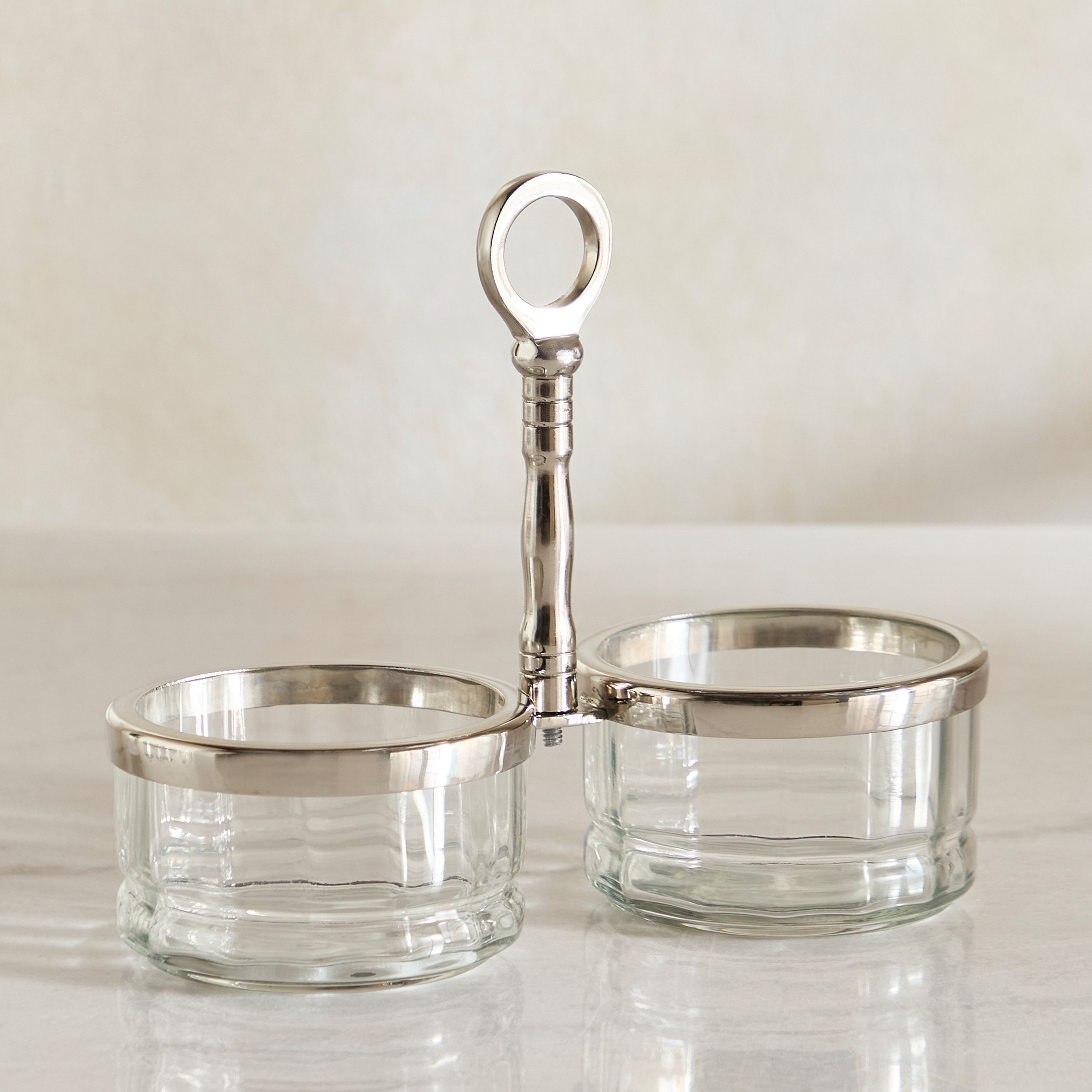 Oriental 2-Compartment Glass Serving Dish - 23x12.5x18 cm-hbxdecorandfurnishings-tabletop-serveware-image-2