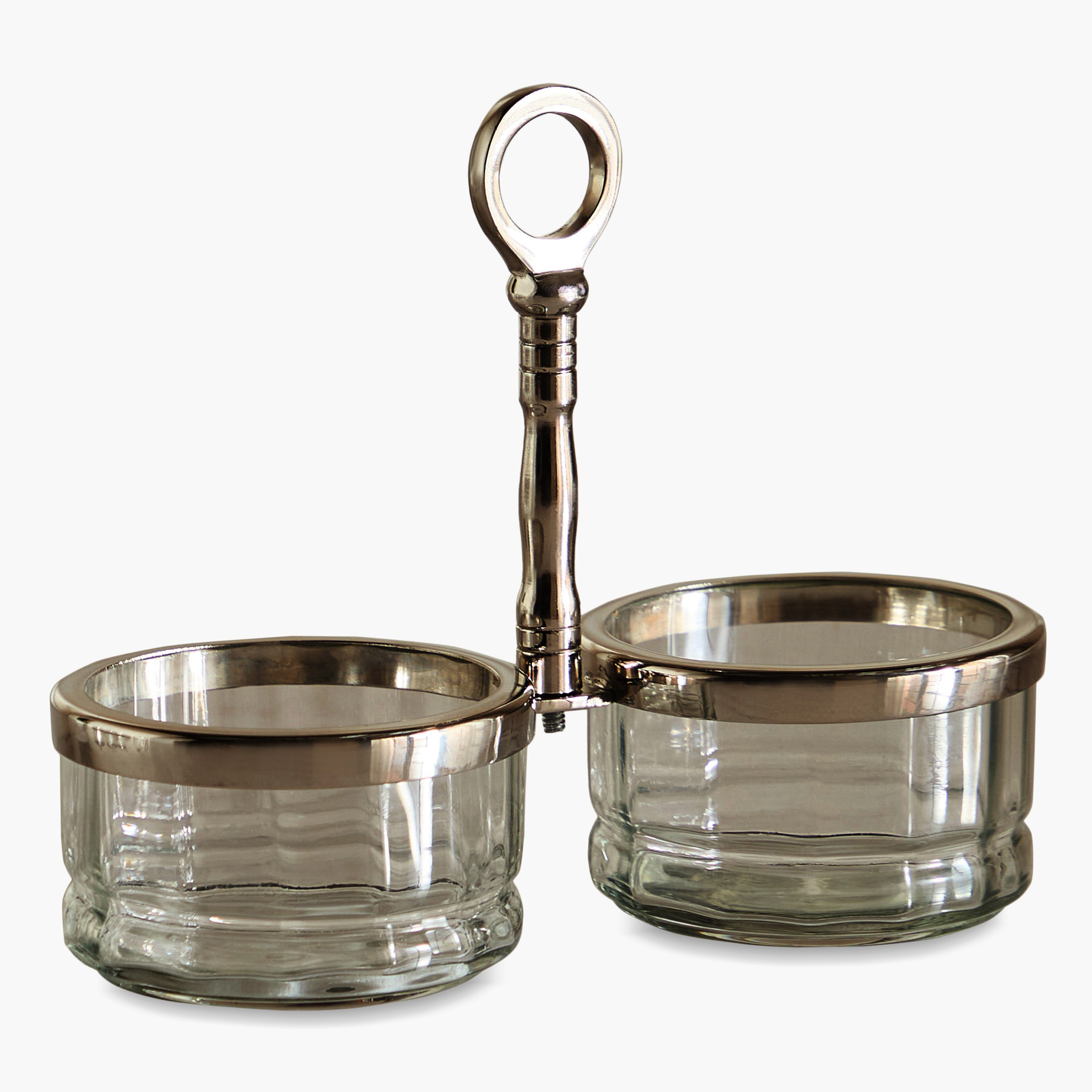 Oriental 2-Compartment Glass Serving Dish - 23x12.5x18 cm-hbxdecorandfurnishings-tabletop-serveware-image-5
