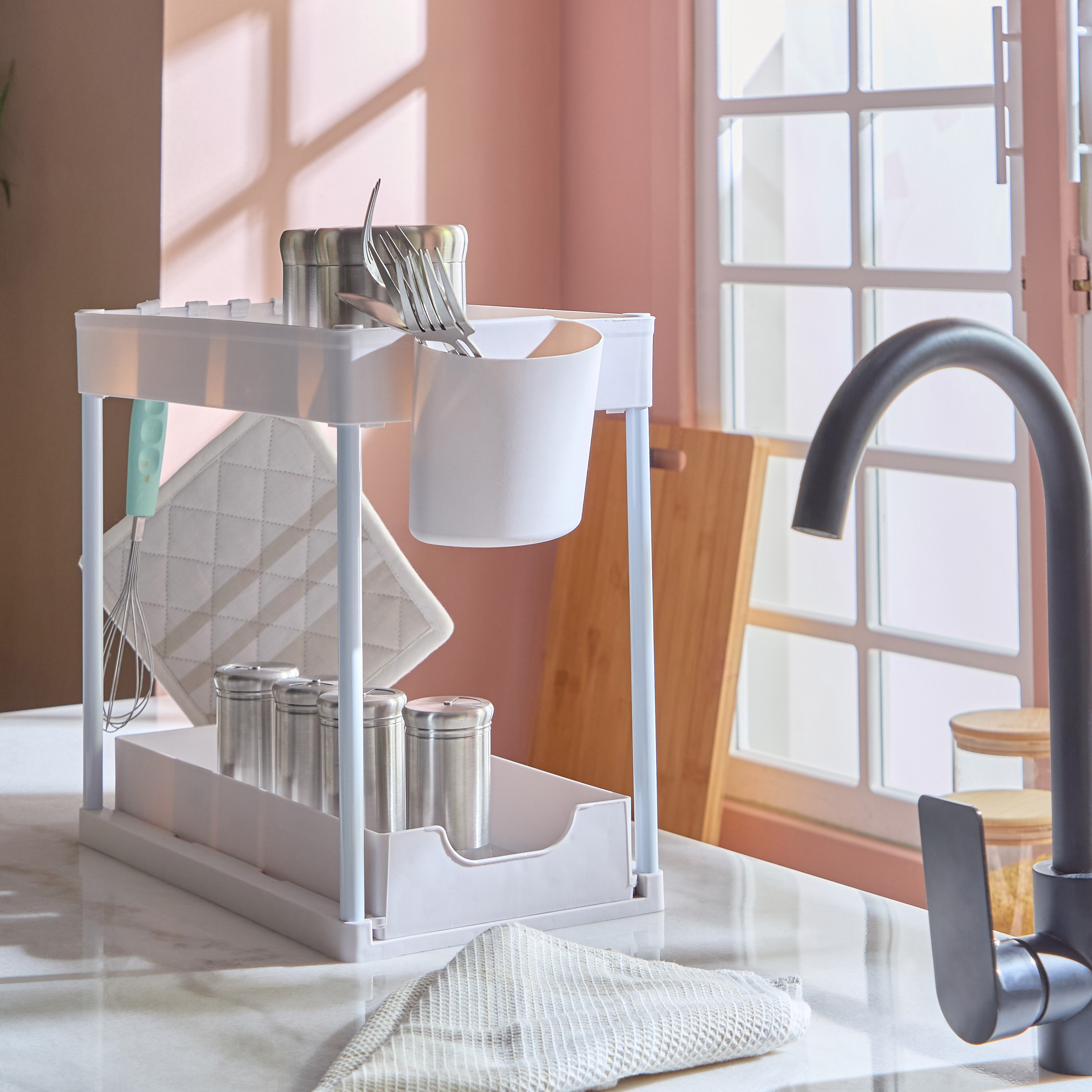 Atlanta 2-Tier Sink Organiser - 34x13x37.5 cm-hbxhomeware-hbxbathroom-image-10