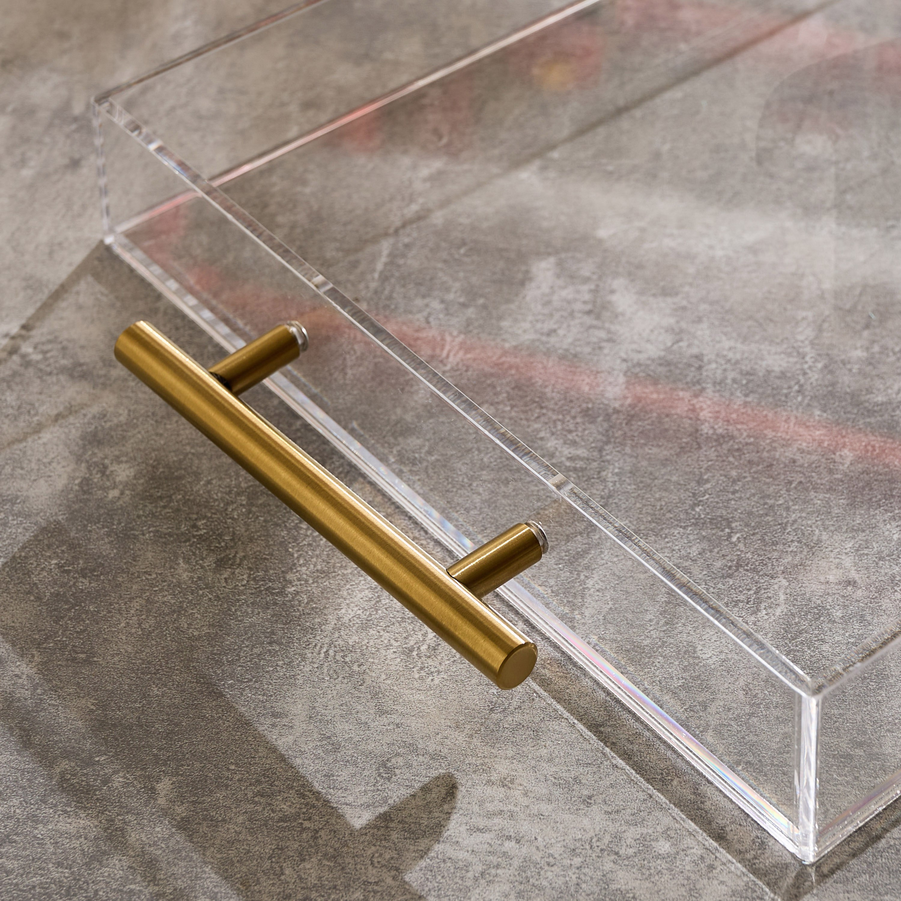 Bella Acrylic Serving Tray - 43x28x5 cm-hbxdecorandfurnishings-tabletop-serveware-image-7