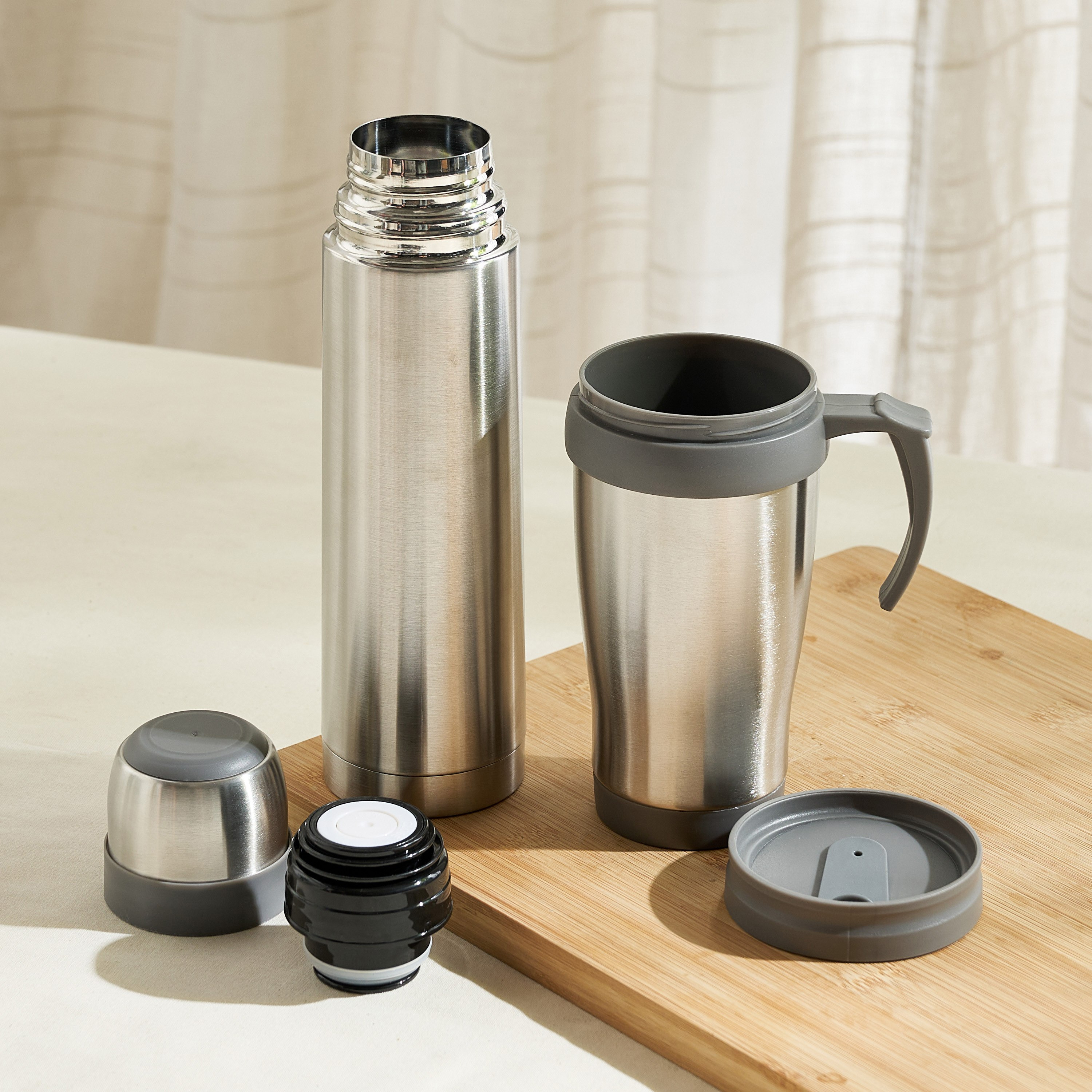 Natura Hot and Cold Vacuum Flask - Set of 2-hbxhomeware-hbxkitchen-image-2